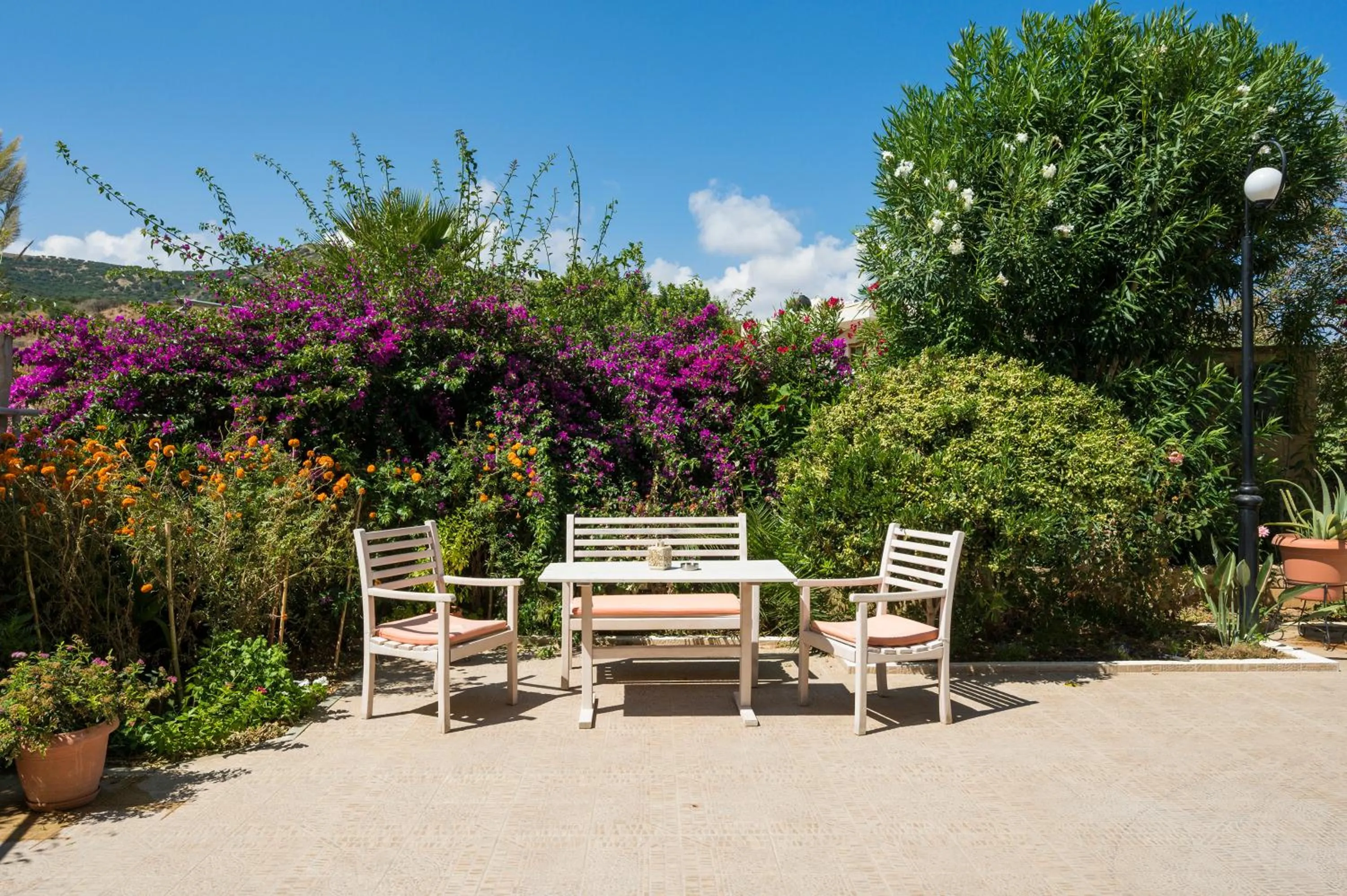 Patio in Hermes Hotel