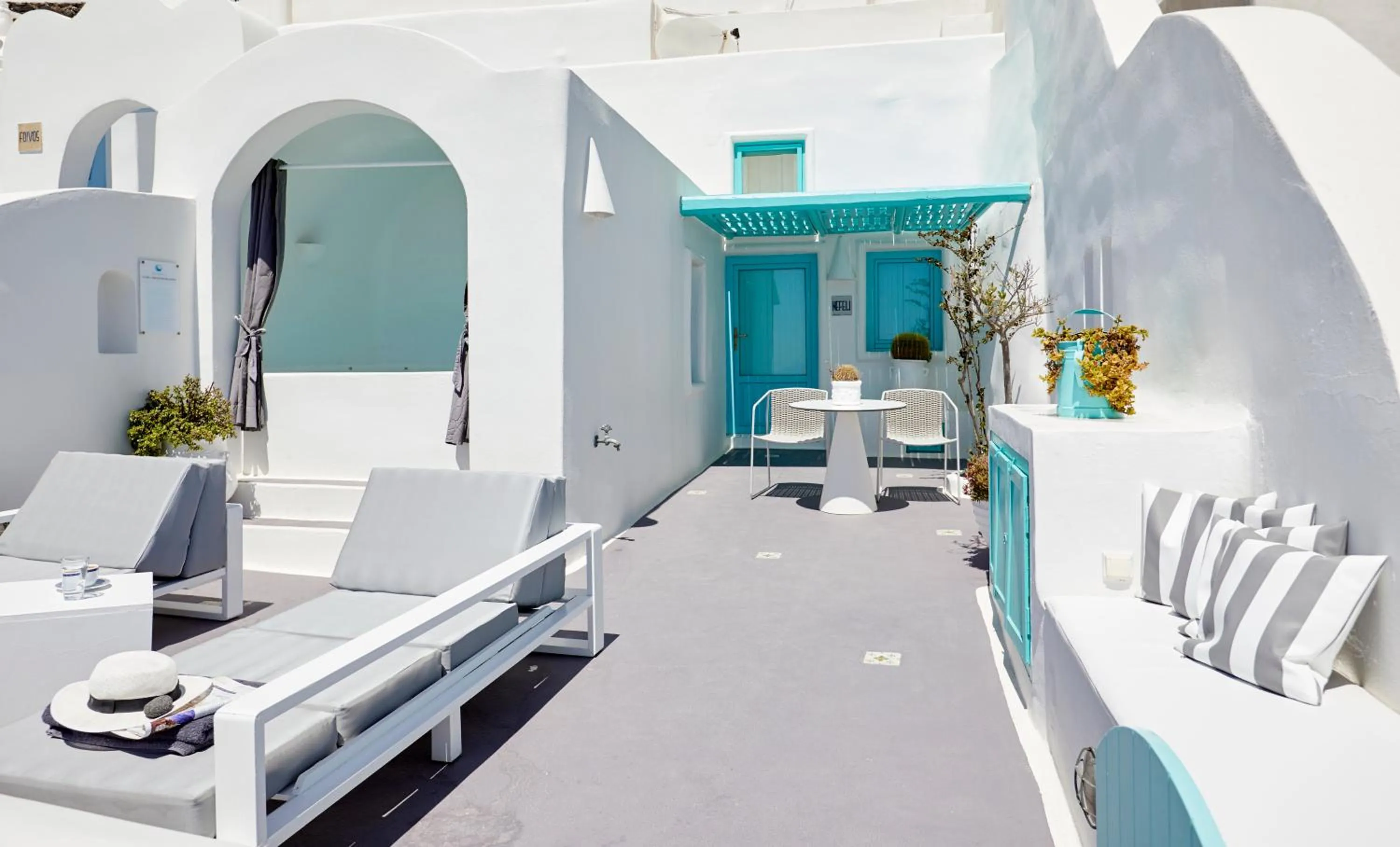 Patio in Dreams Luxury Suites