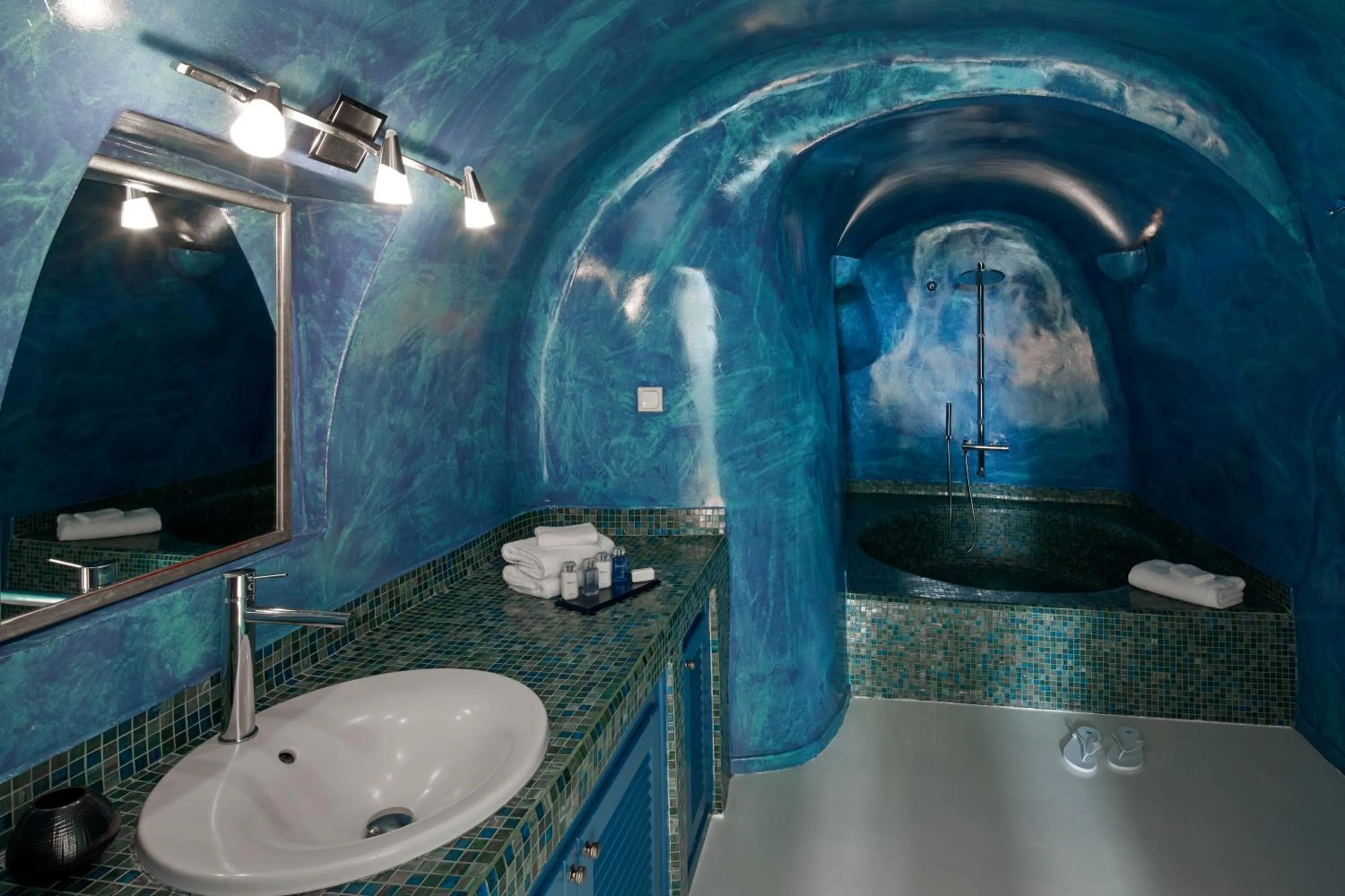 Bathroom in Dreams Luxury Suites