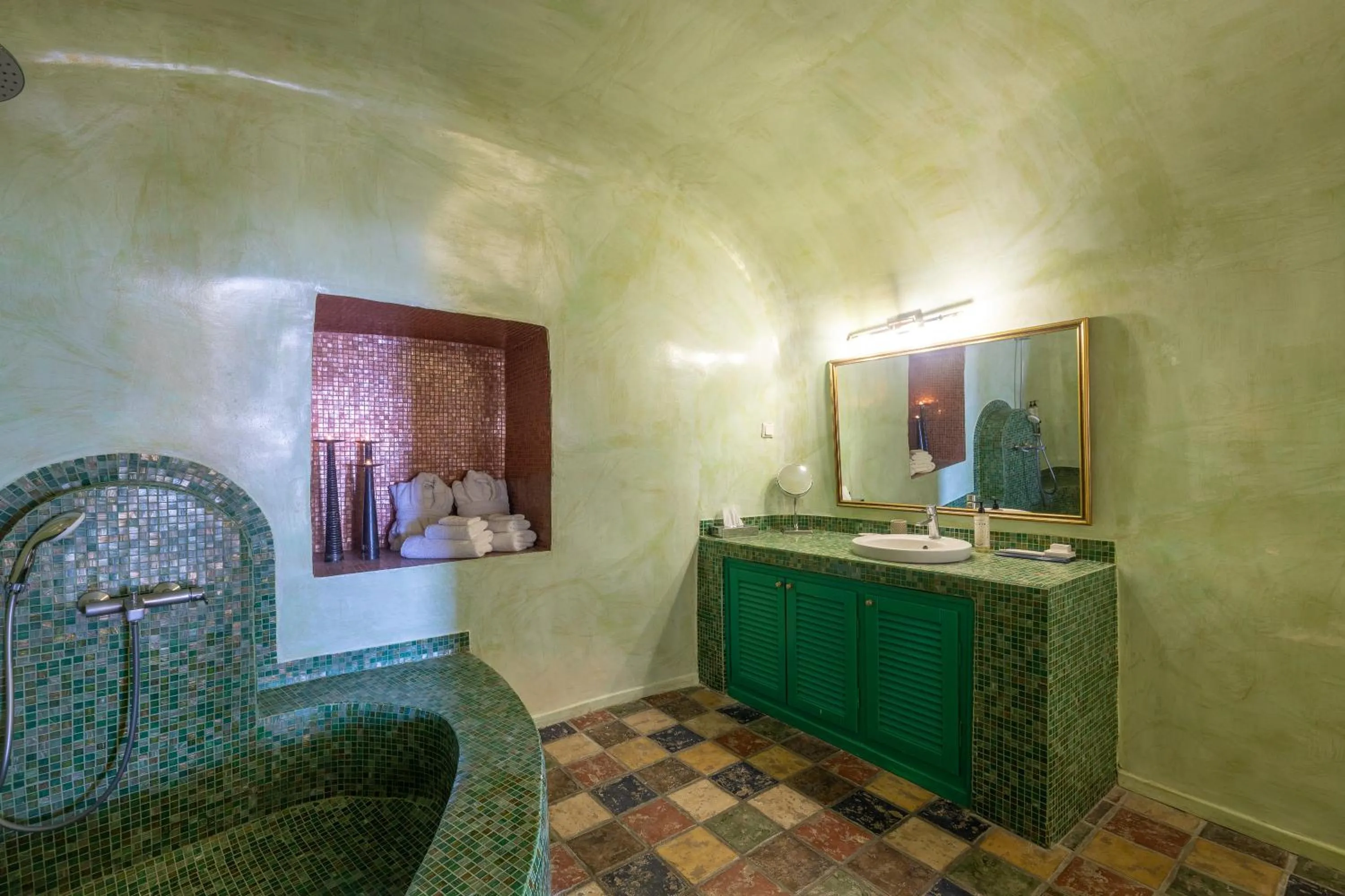 Bathroom in Dreams Luxury Suites