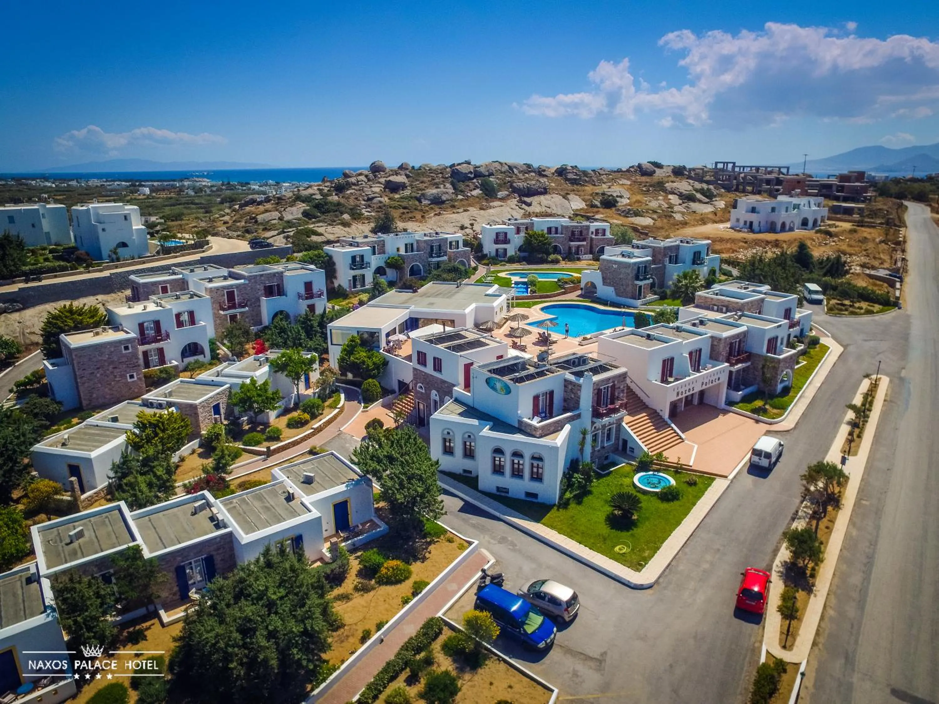 Bird's eye view in Naxos Palace Hotel