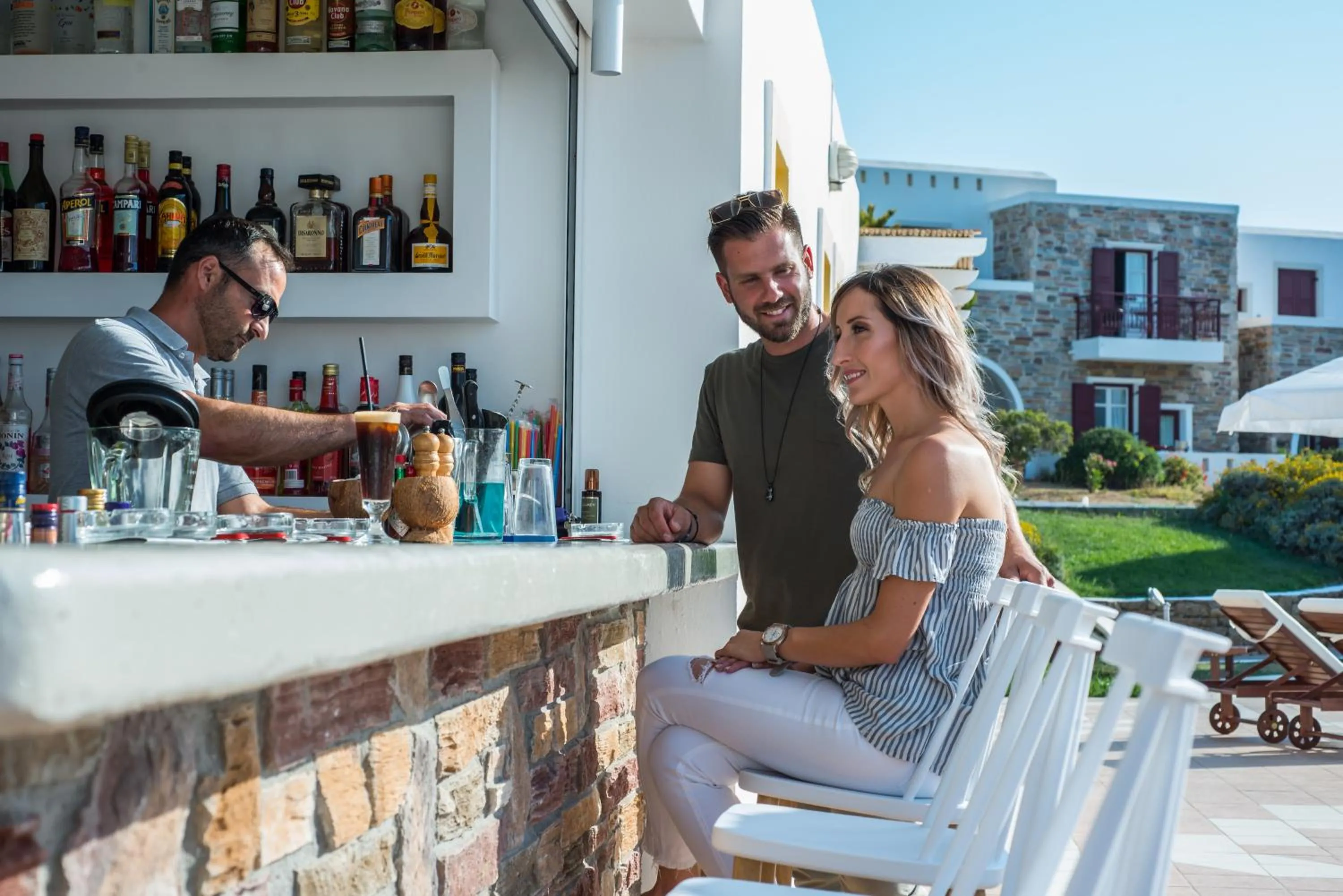 Lounge or bar in Naxos Palace Hotel