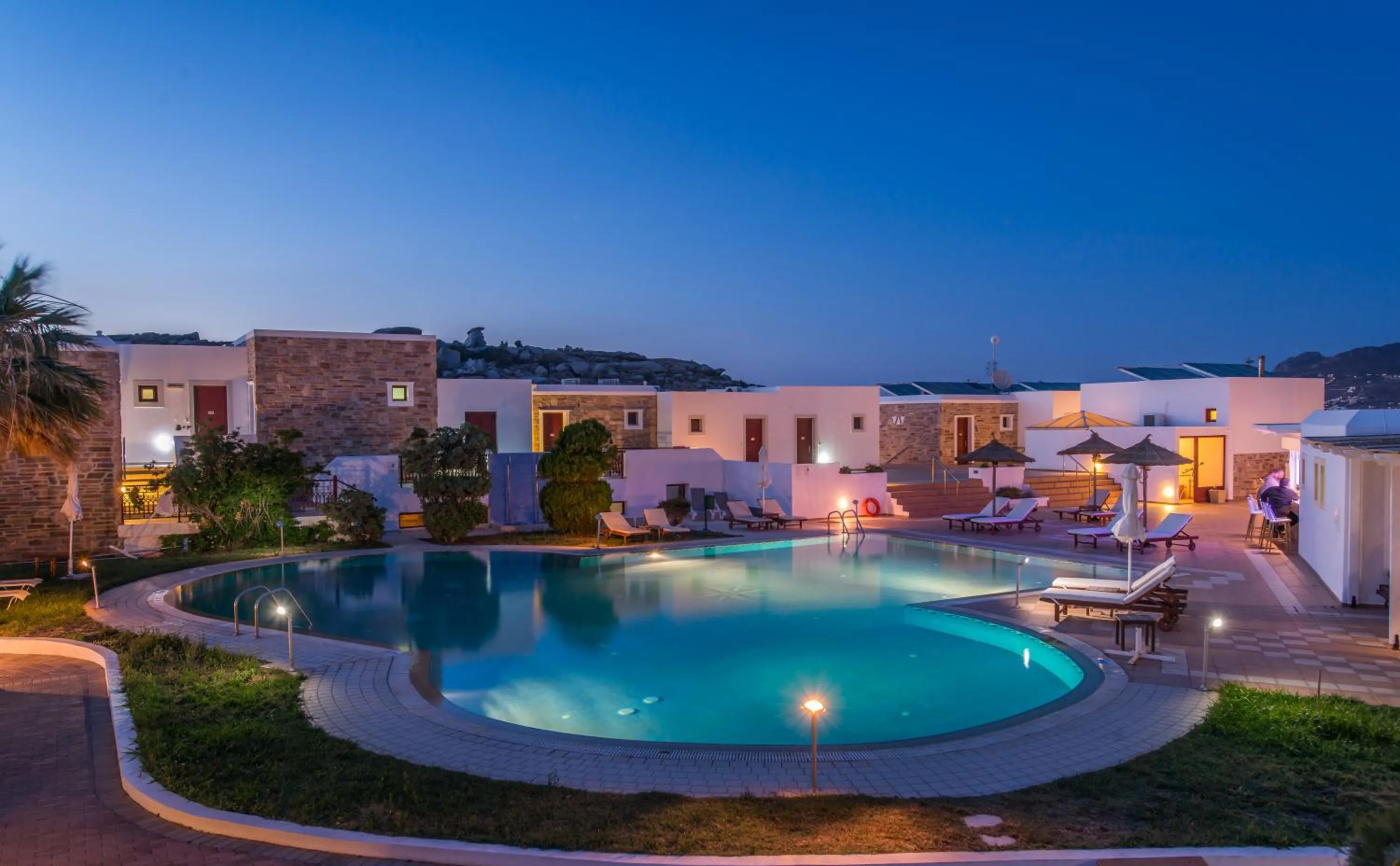 Swimming pool in Naxos Palace Hotel