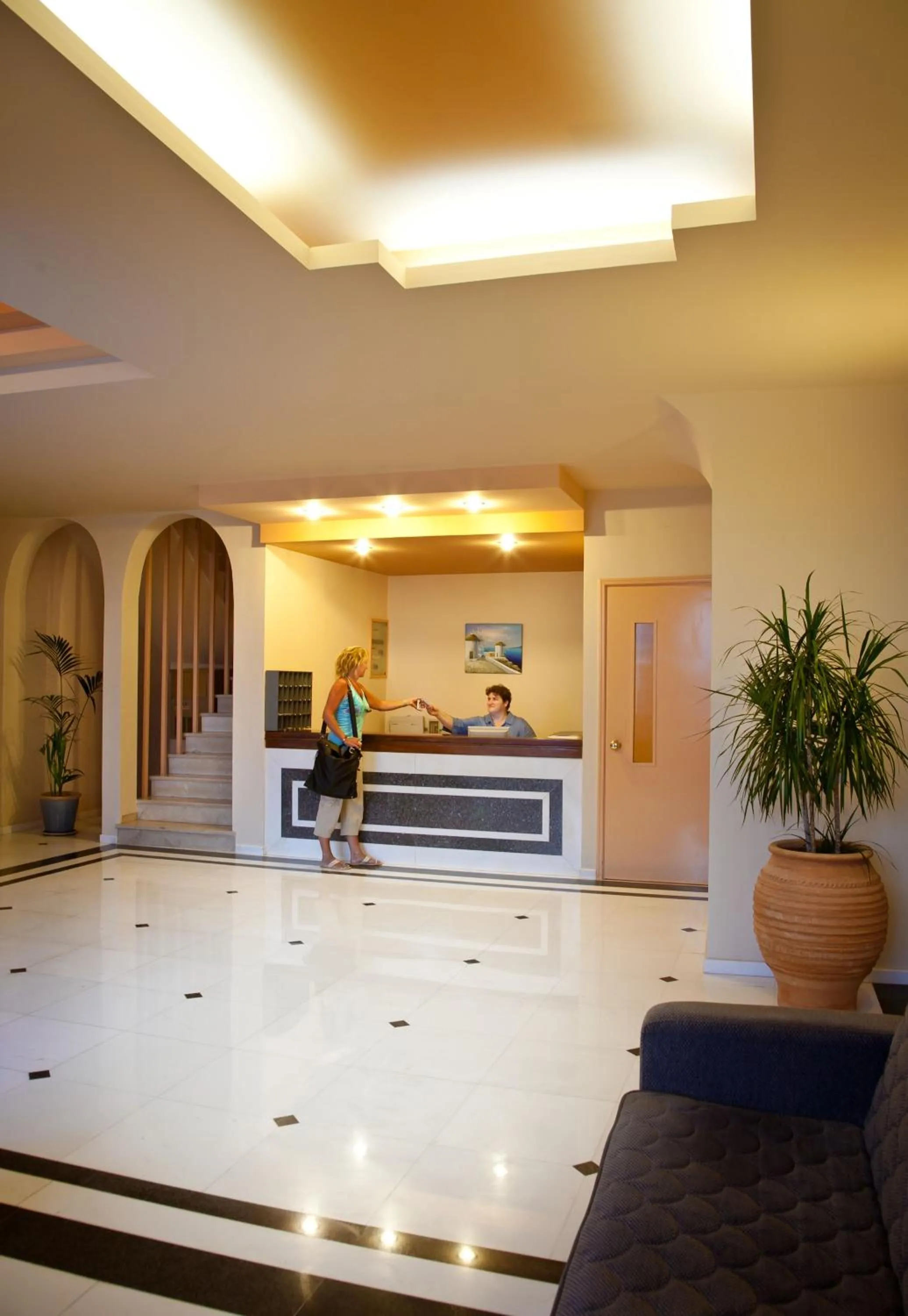 Lobby or reception in Creta Hotel