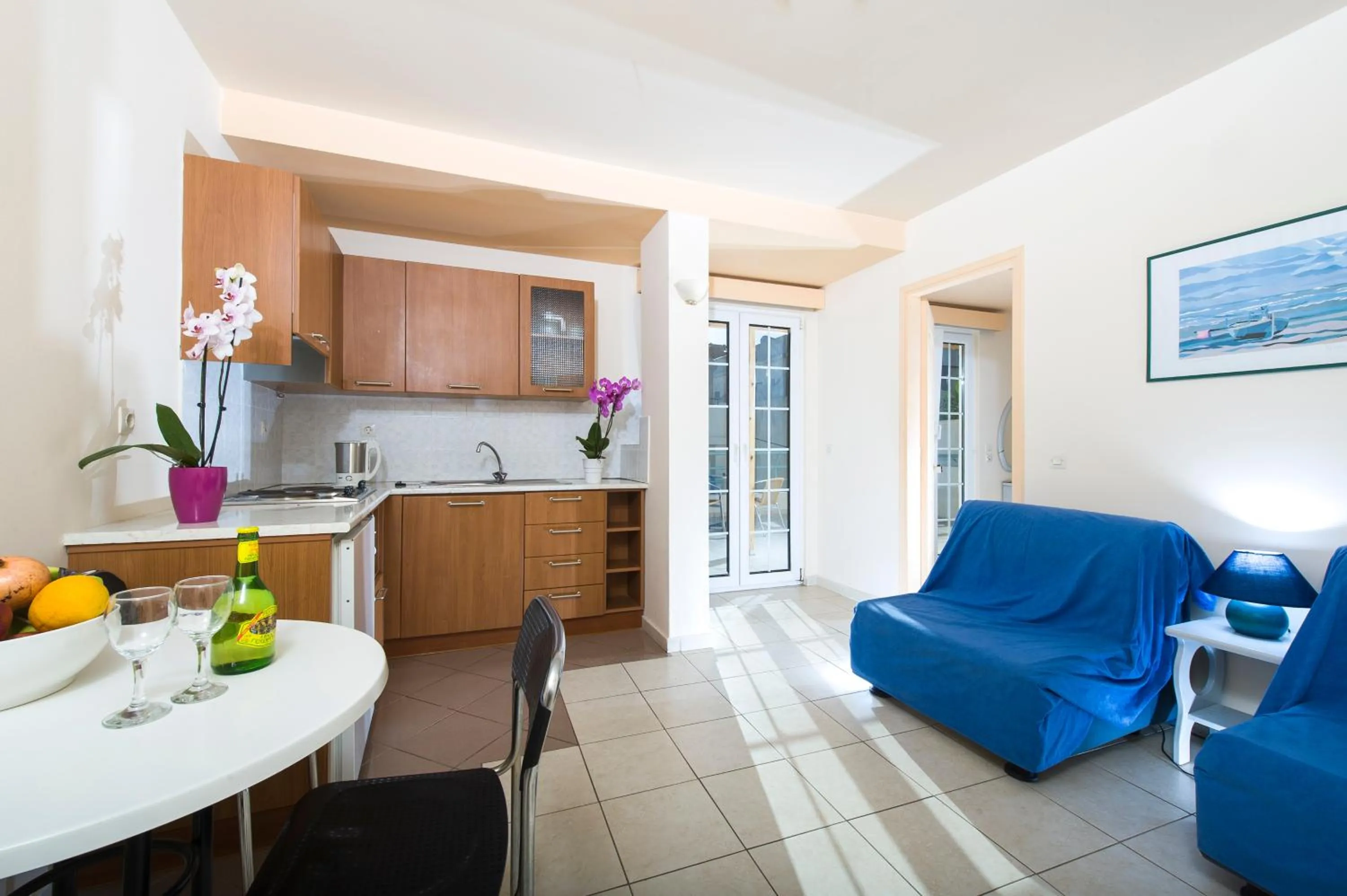 Kitchen or kitchenette in Creta Hotel