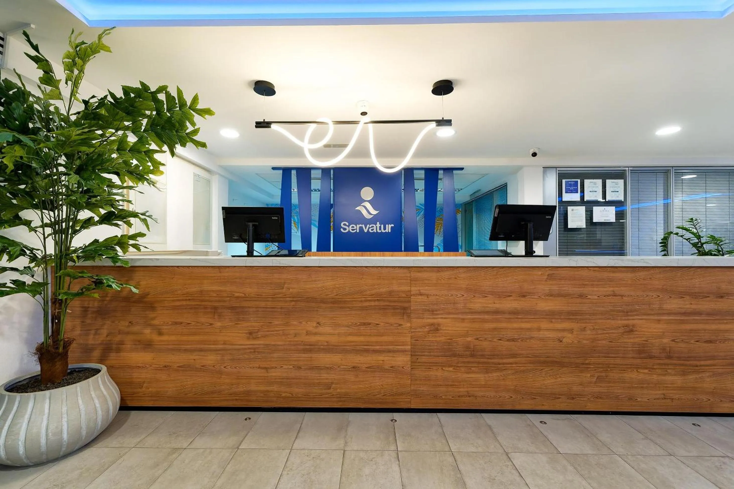 Lobby or reception in Servatur Alameda de Jandía