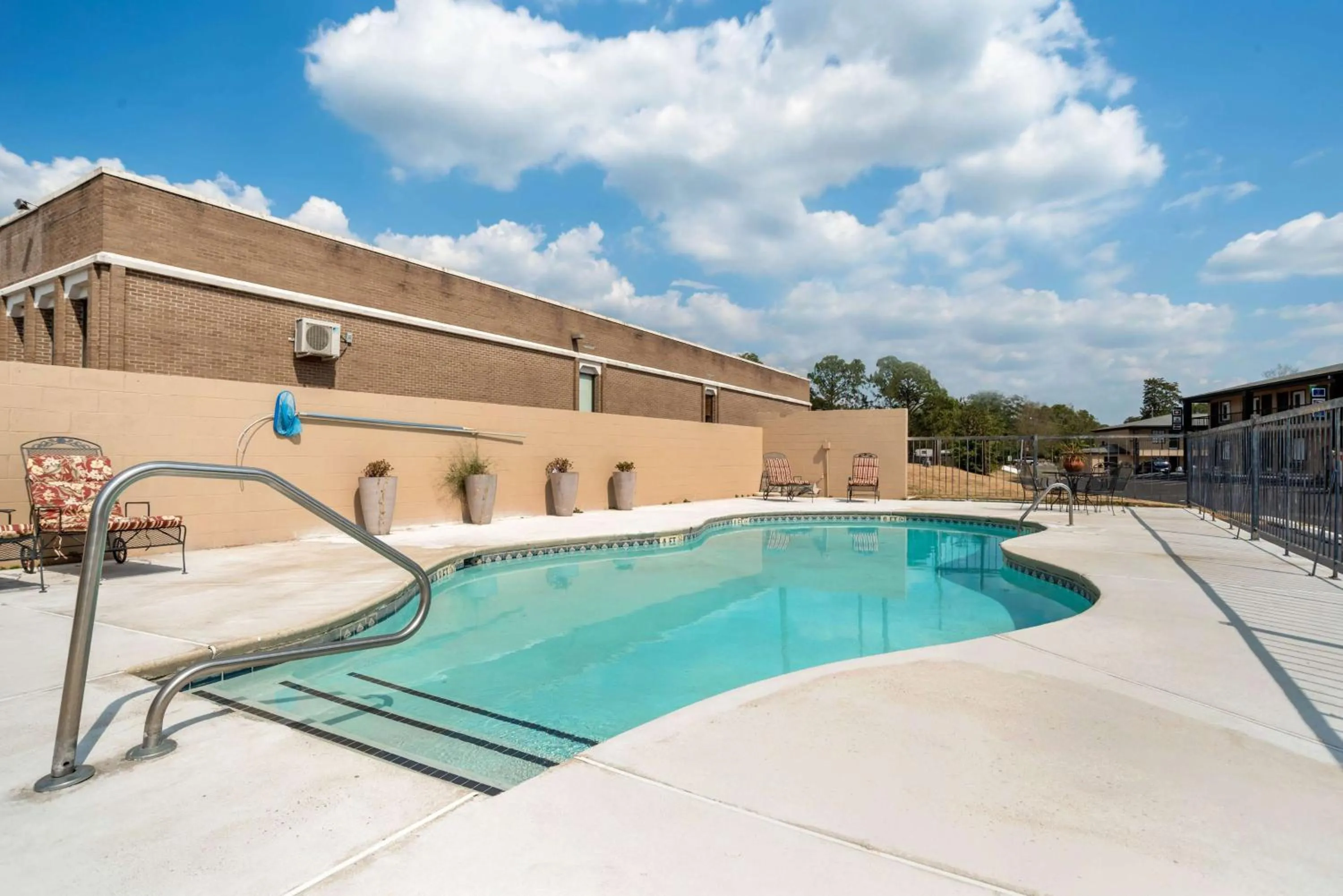 Pool view in Super 8 by Wyndham Daleville-Fort Novosel