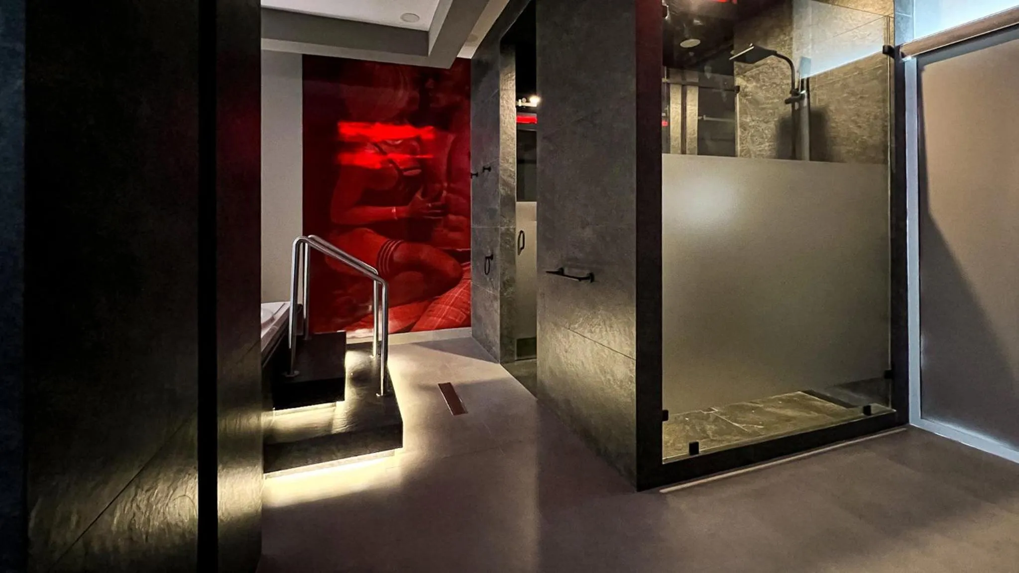 Bathroom in Motel Boutique Qatro