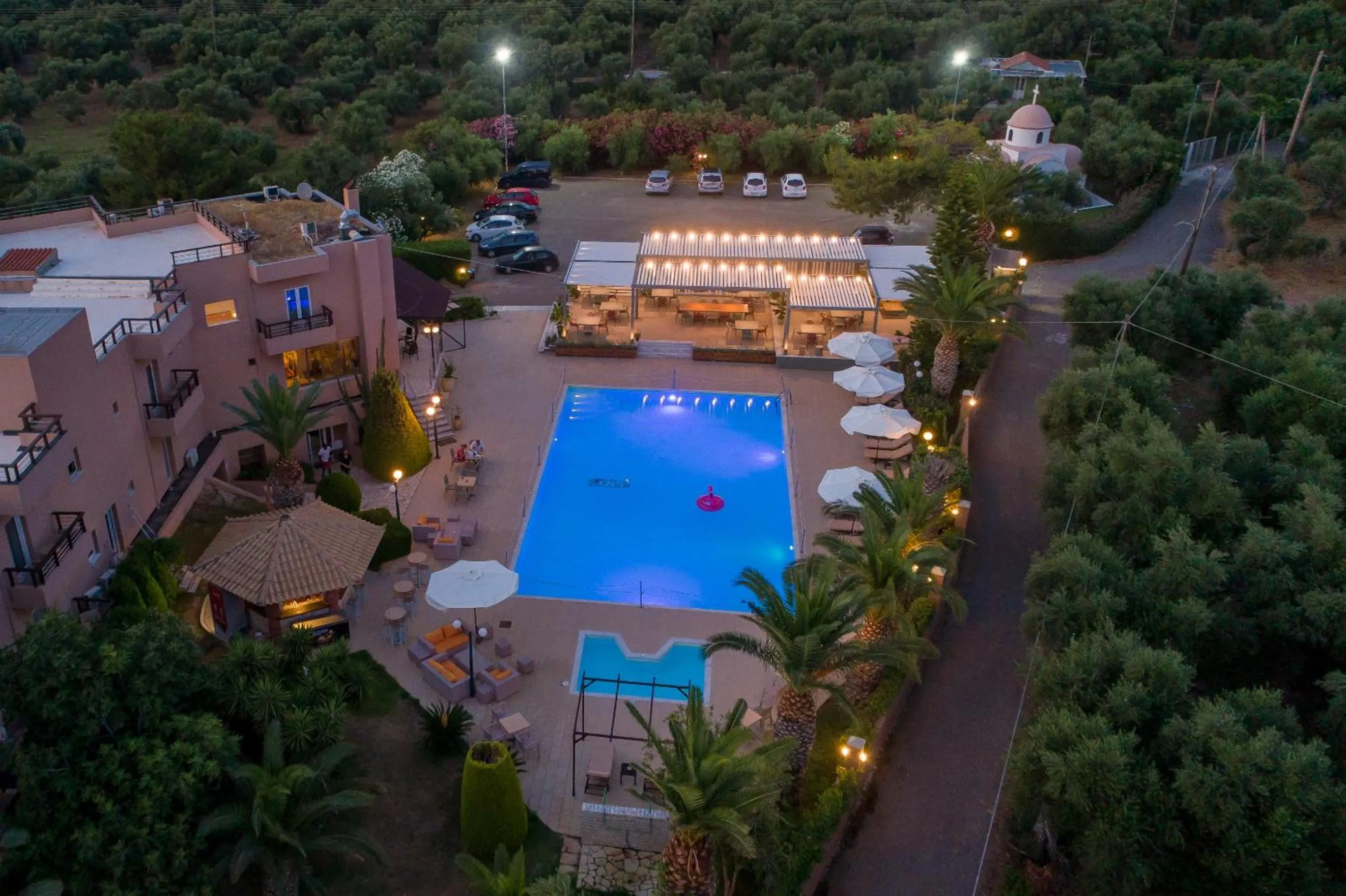 Bird's eye view in Apollo Resort Art Hotel