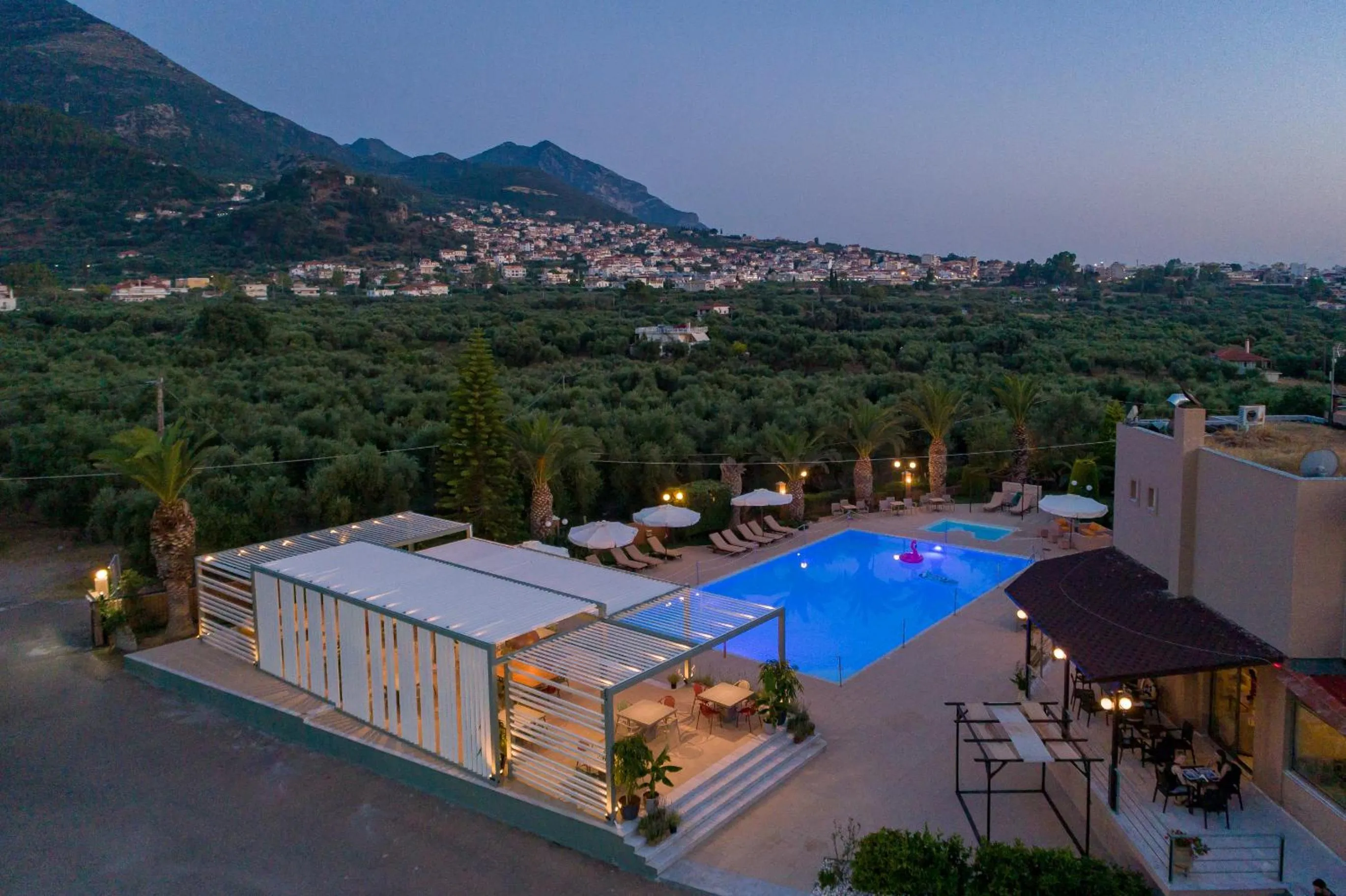 Pool view in Apollo Resort Art Hotel