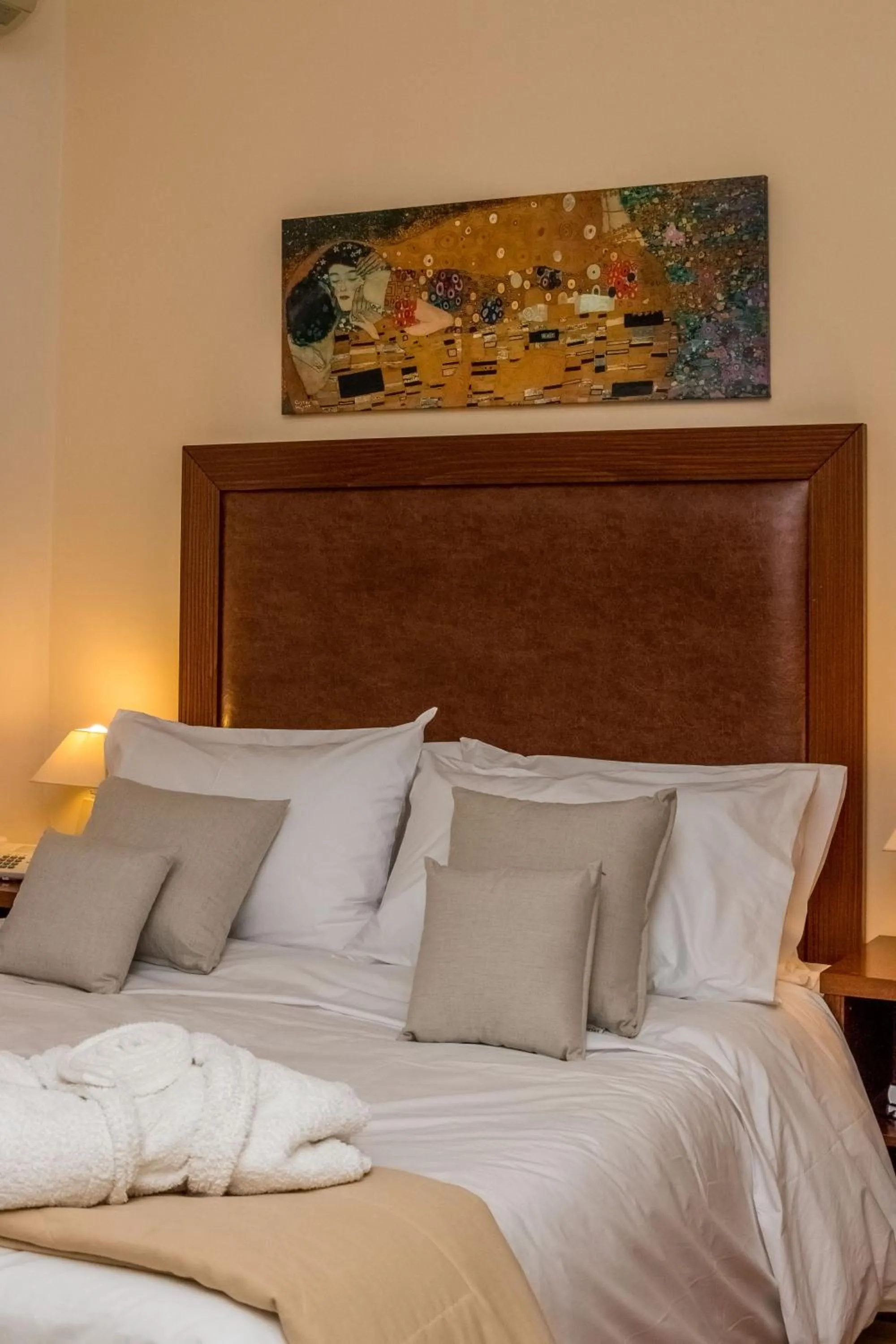 Bed in Apollo Resort Art Hotel