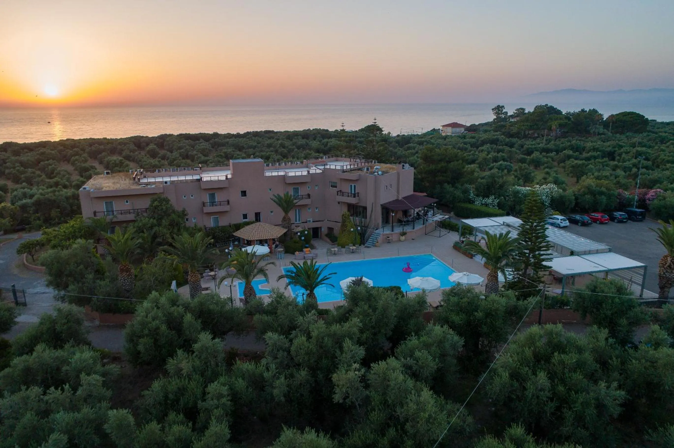 Bird's eye view in Apollo Resort Art Hotel