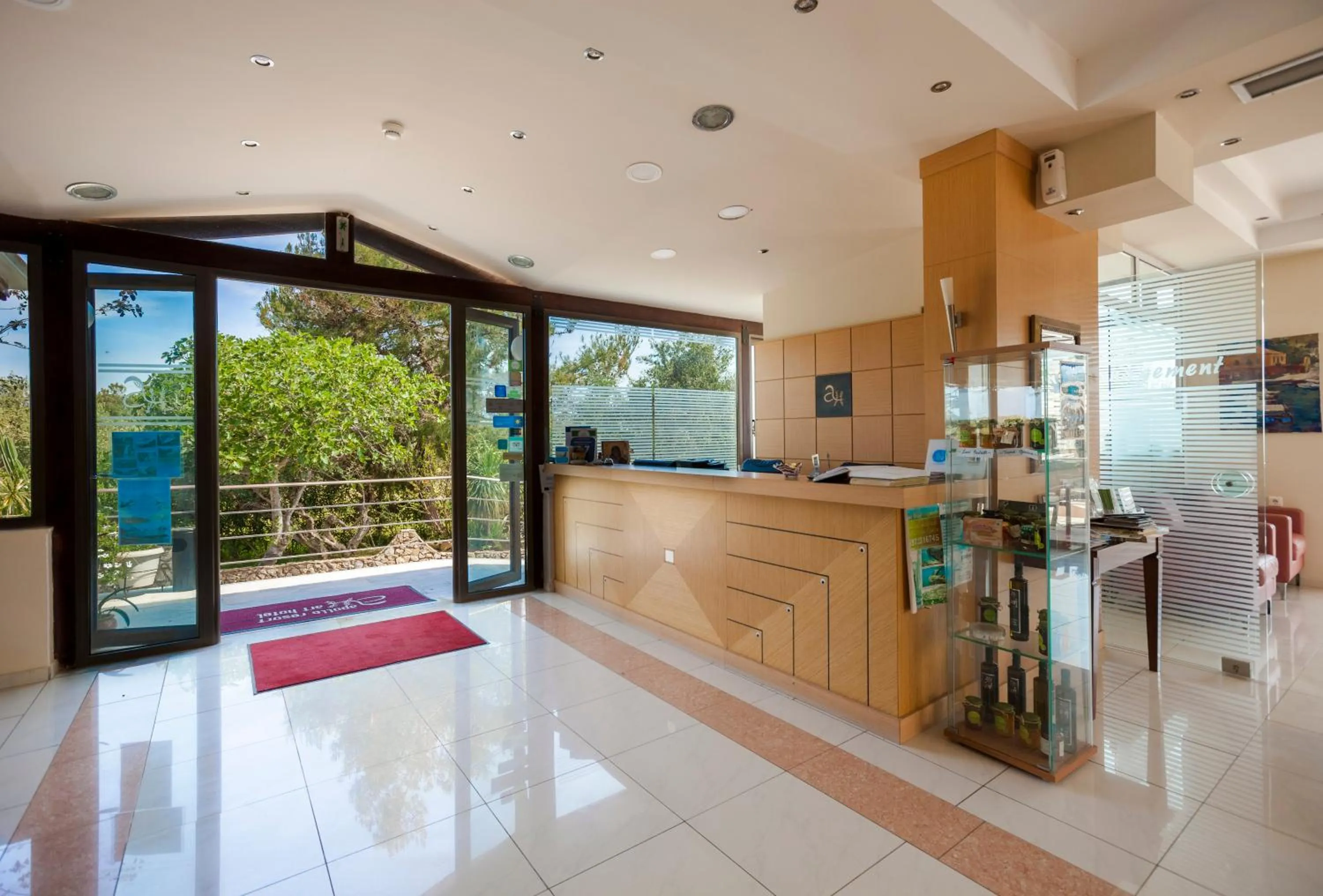 Lobby or reception in Apollo Resort Art Hotel