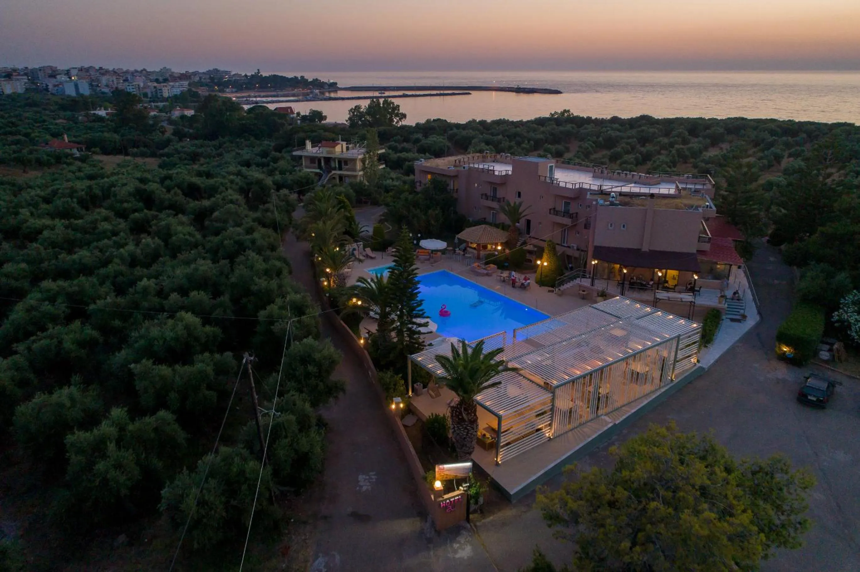 Bird's eye view in Apollo Resort Art Hotel