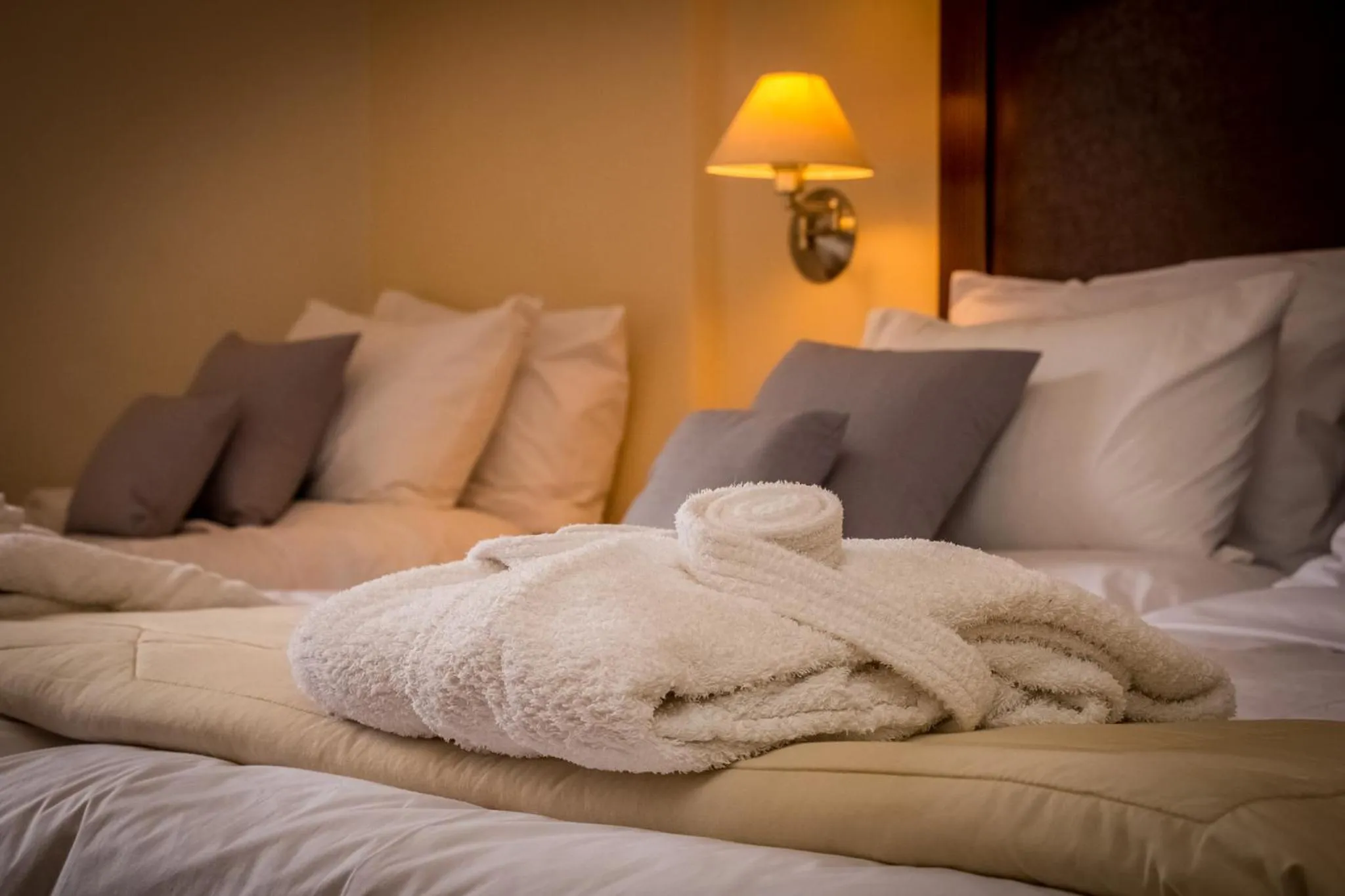 Bed in Apollo Resort Art Hotel