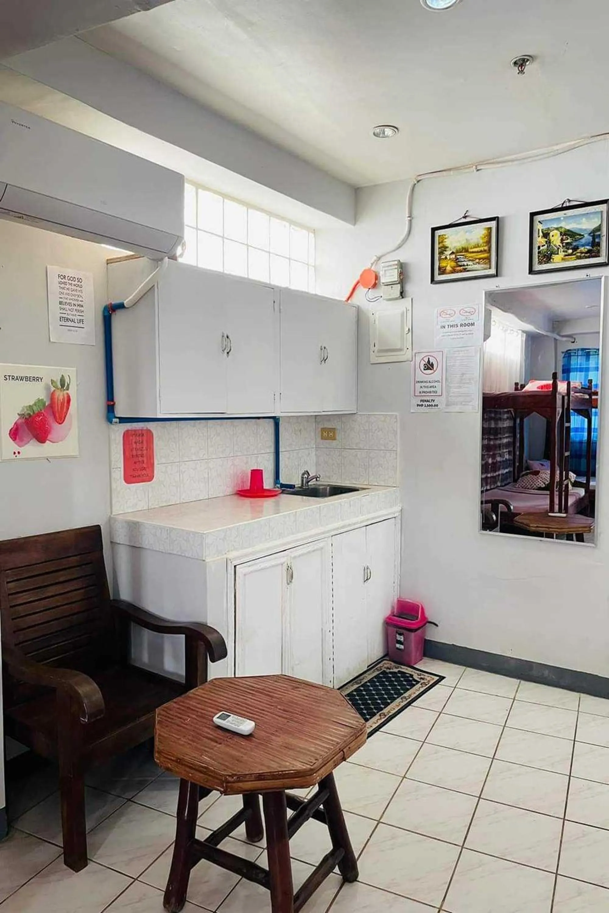 Decorative detail in Istroberi Inn Palawan near Airport