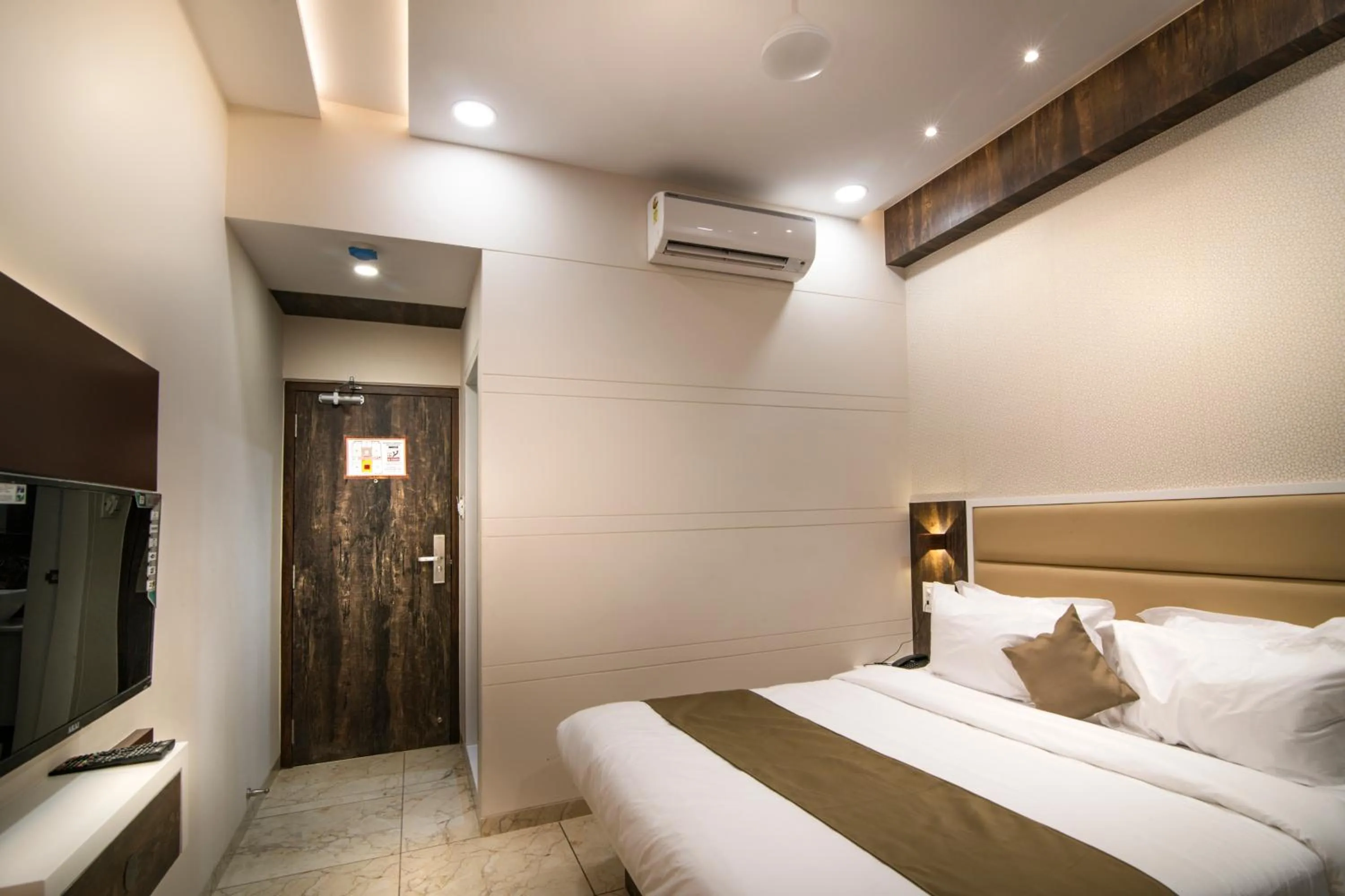 Bedroom, Bed in Hotel Royal Treat Surat