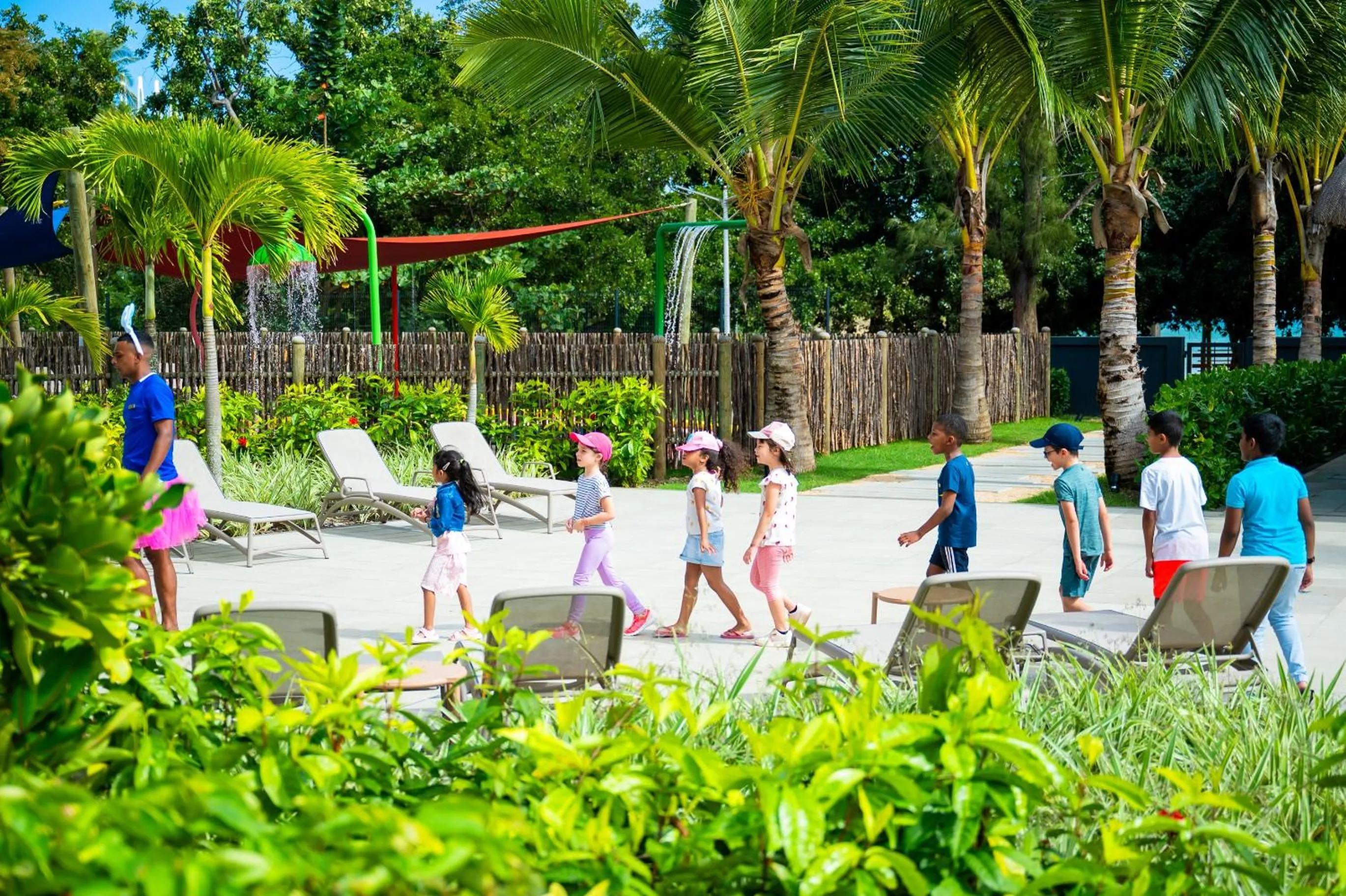 children in Ocean's Creek Beach Hotel