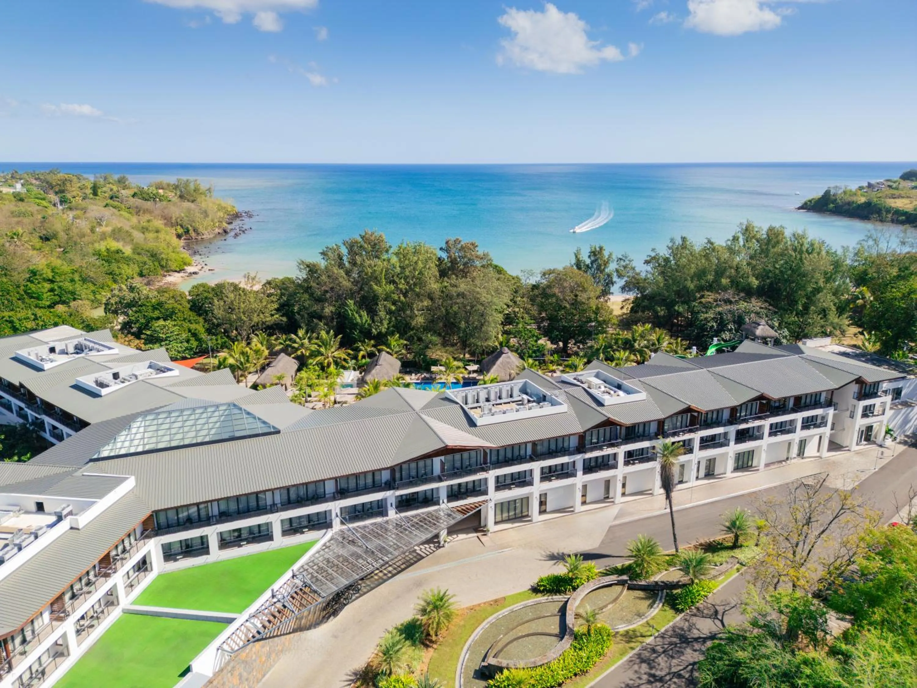 Bird's eye view in Ocean's Creek Beach Hotel