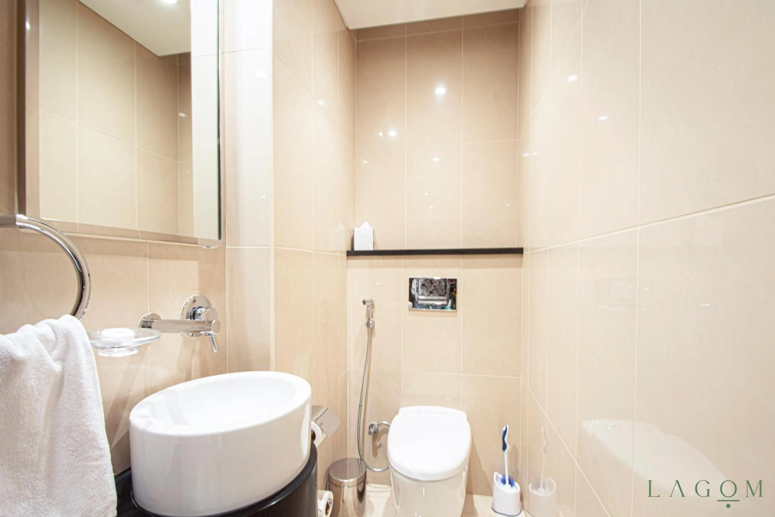 Bathroom in Songs of the Lake by Lagom - Bonnington Apartment Jumeirah Lake Towers,