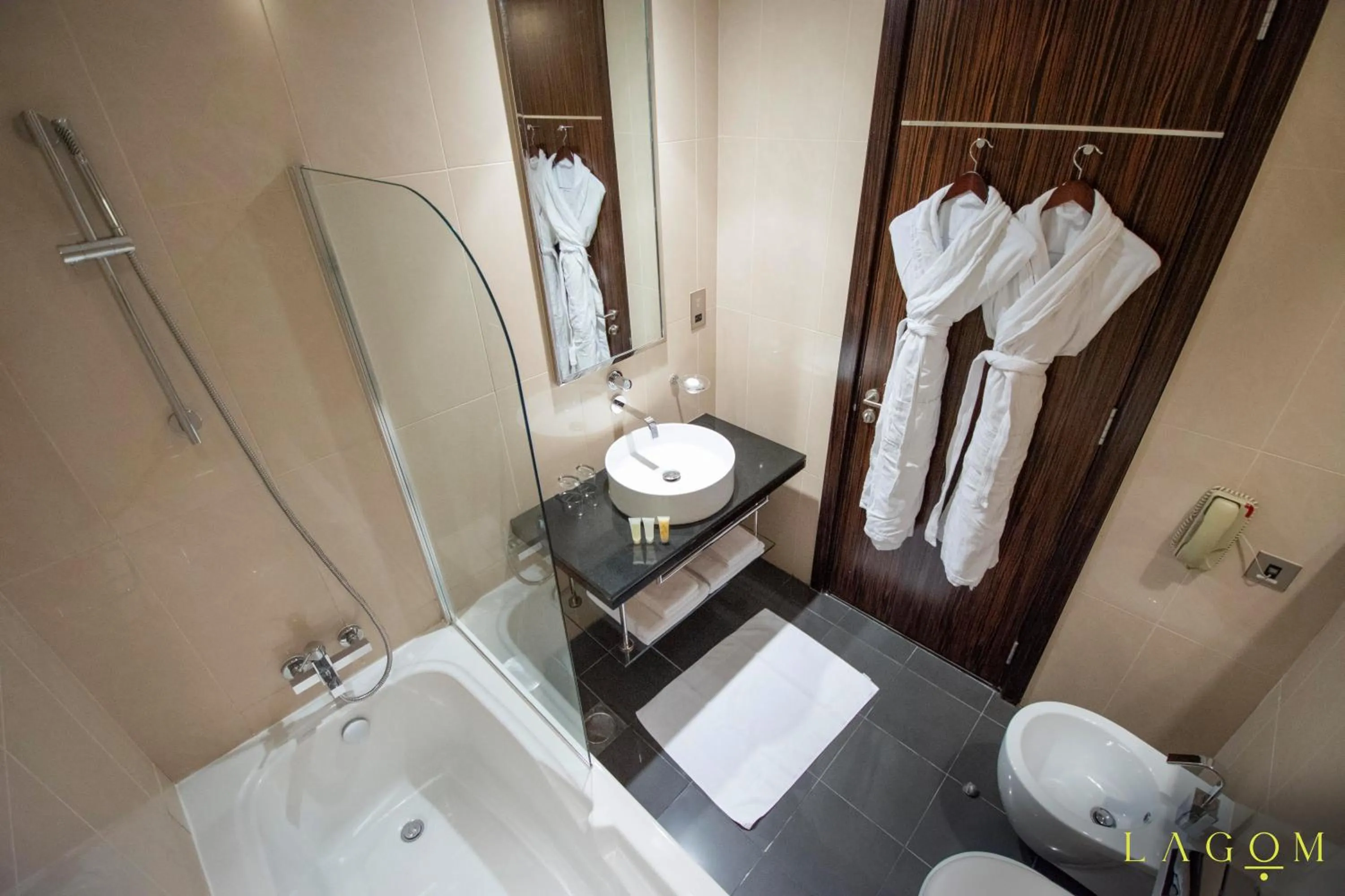Bathroom in Songs of the Lake by Lagom - Bonnington Apartment Jumeirah Lake Towers,