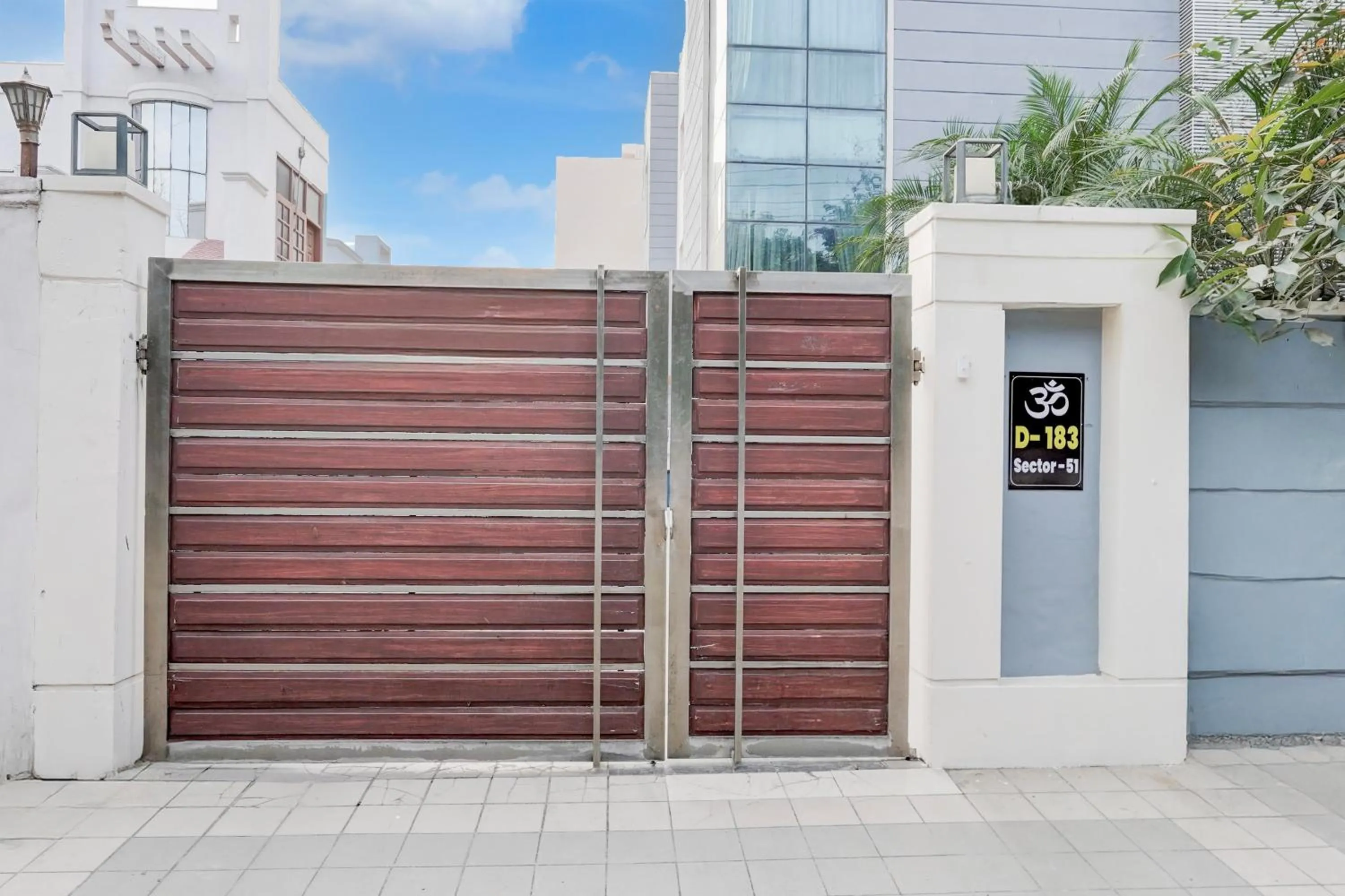 Facade/entrance in Super Townhouse Sector 51 Noida Near Metro Station