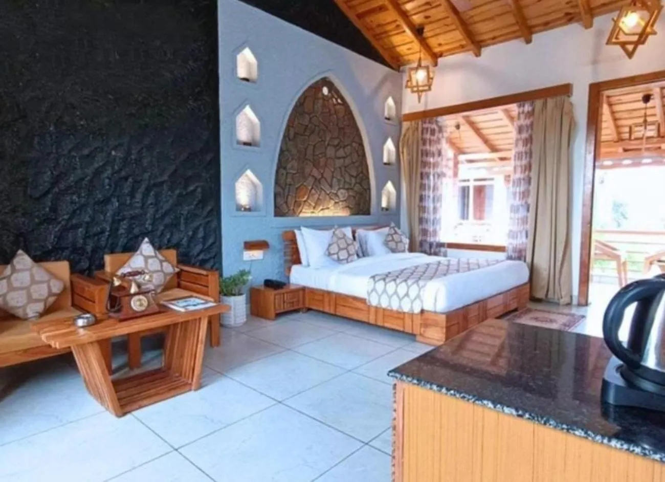 Bedroom, Bed in KK Jungle View Resort