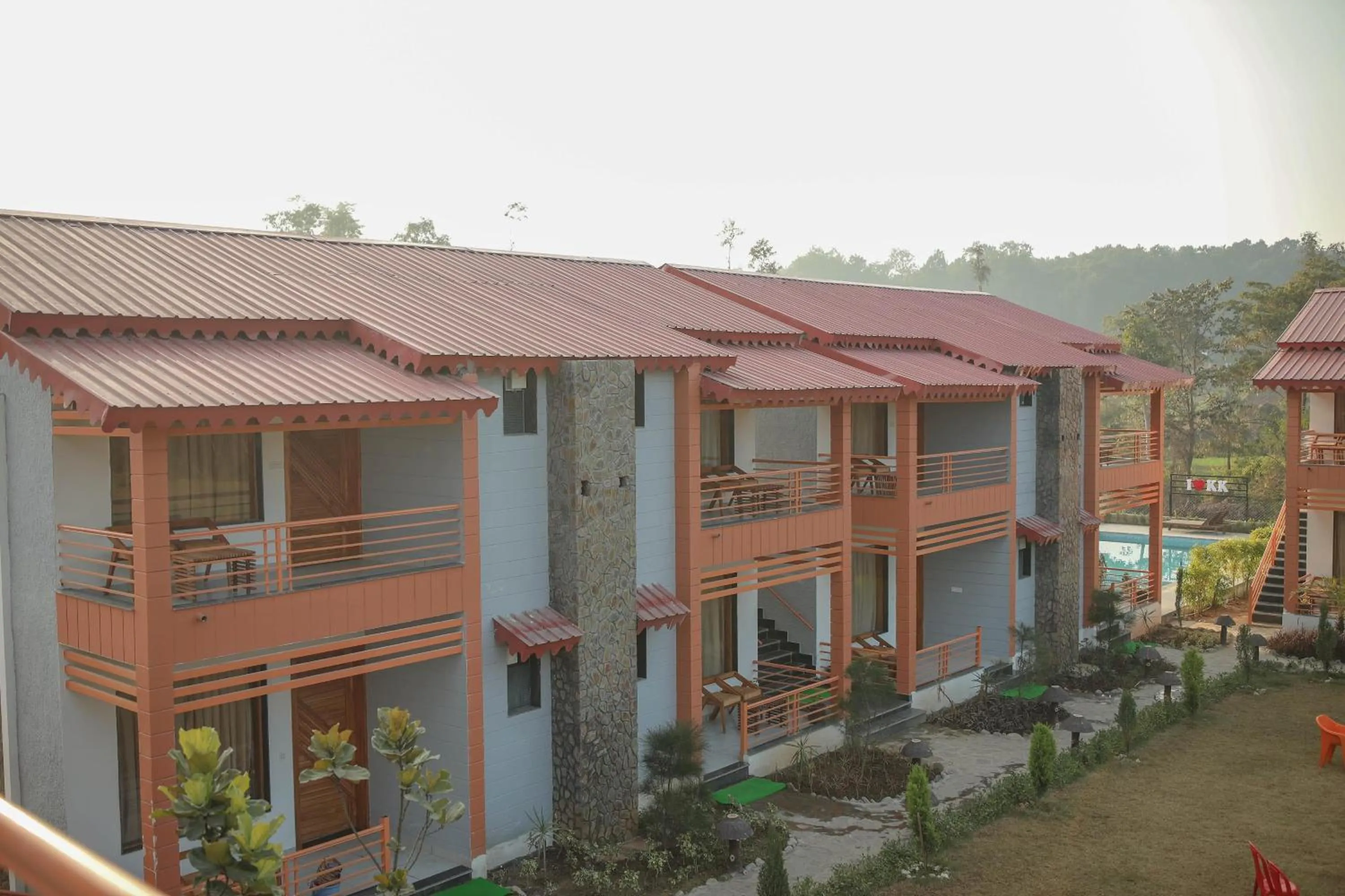 Property building in KK Jungle View Resort
