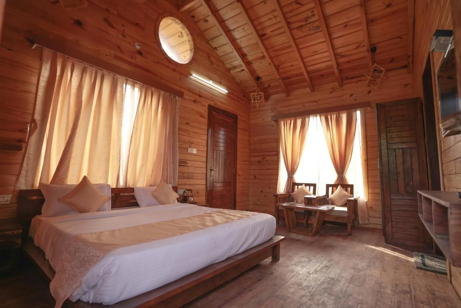 Photo of the whole room, Bed in KK Jungle View Resort