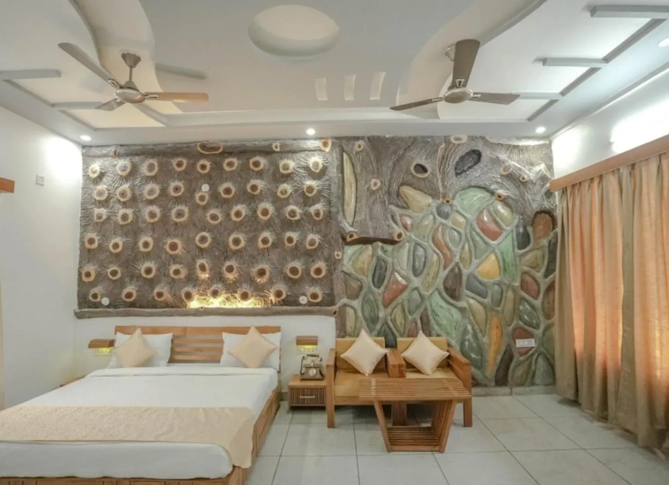 Bedroom, Bed in KK Jungle View Resort