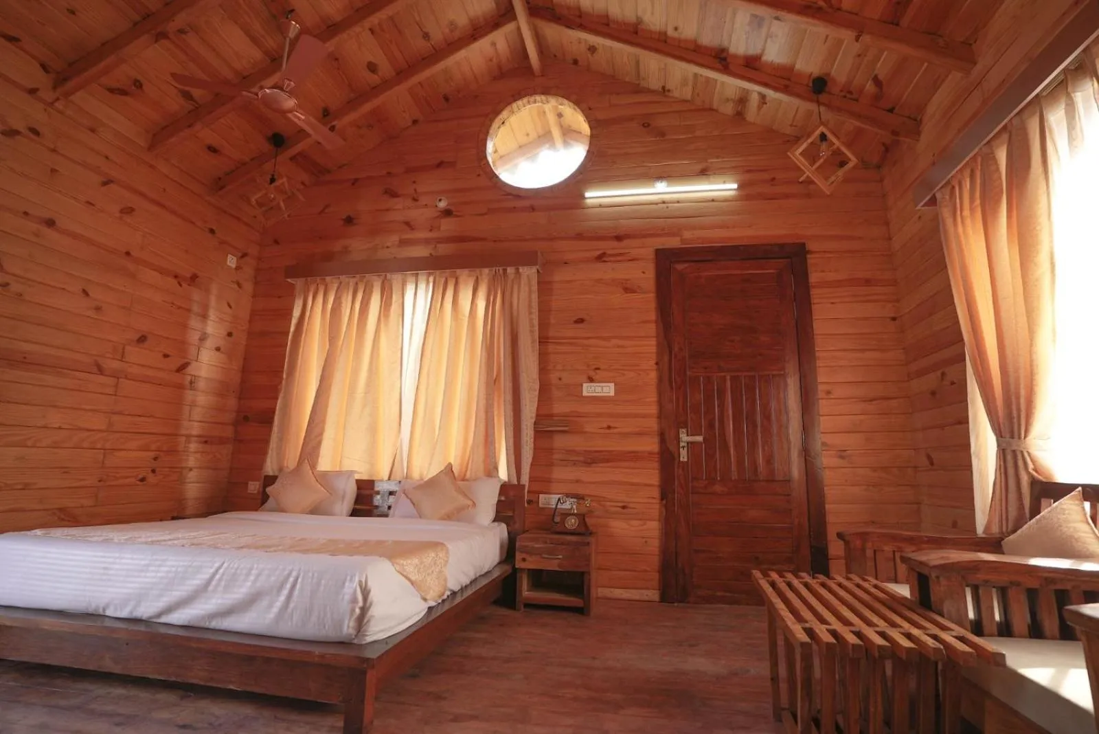 Property building, Bed in KK Jungle View Resort