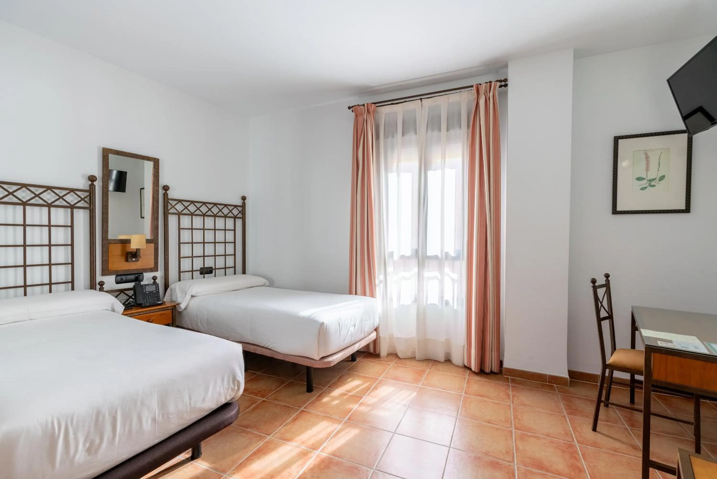 Bed in HOTEL HACIENDA SANTA BARBARA