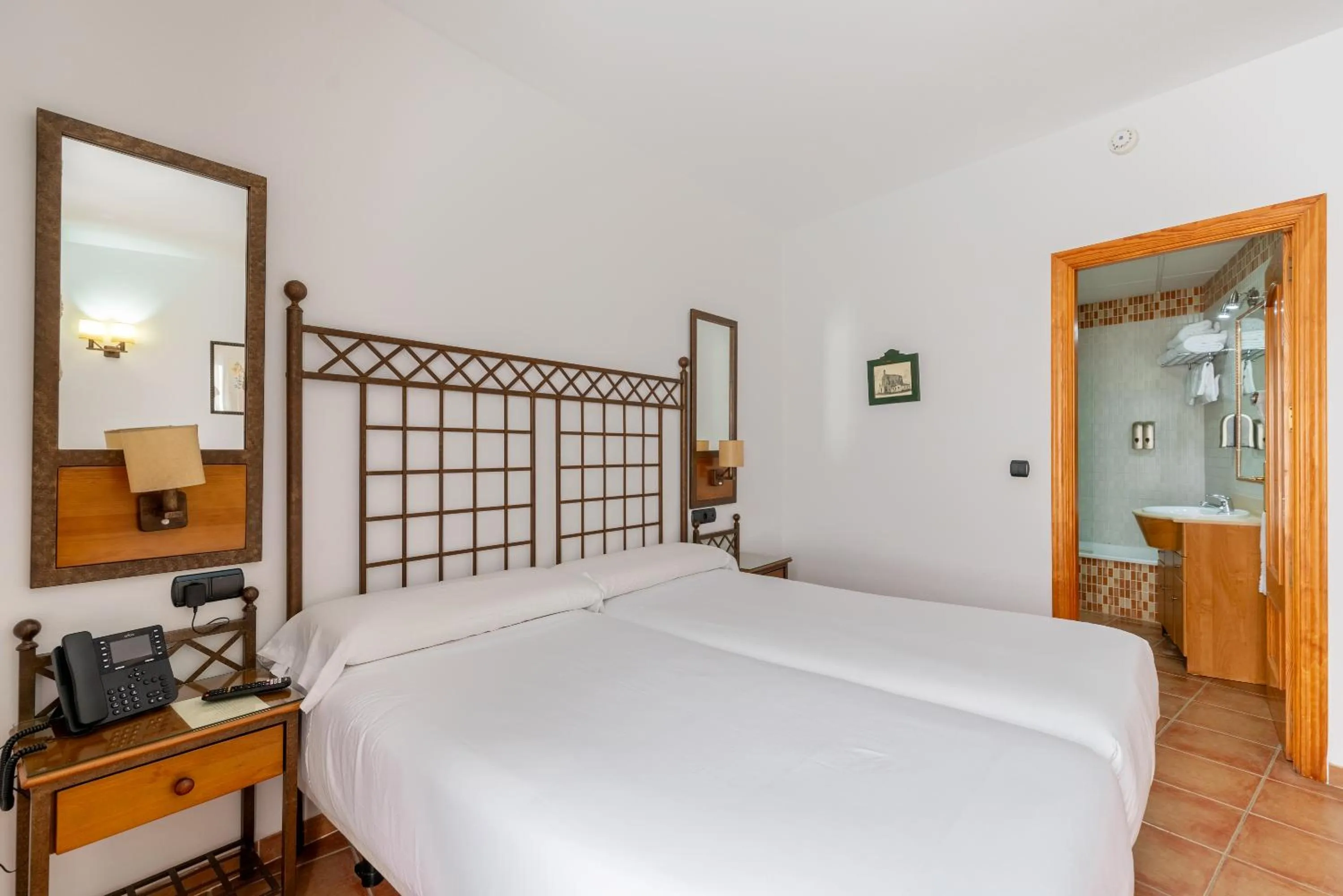 Bed in HOTEL HACIENDA SANTA BARBARA