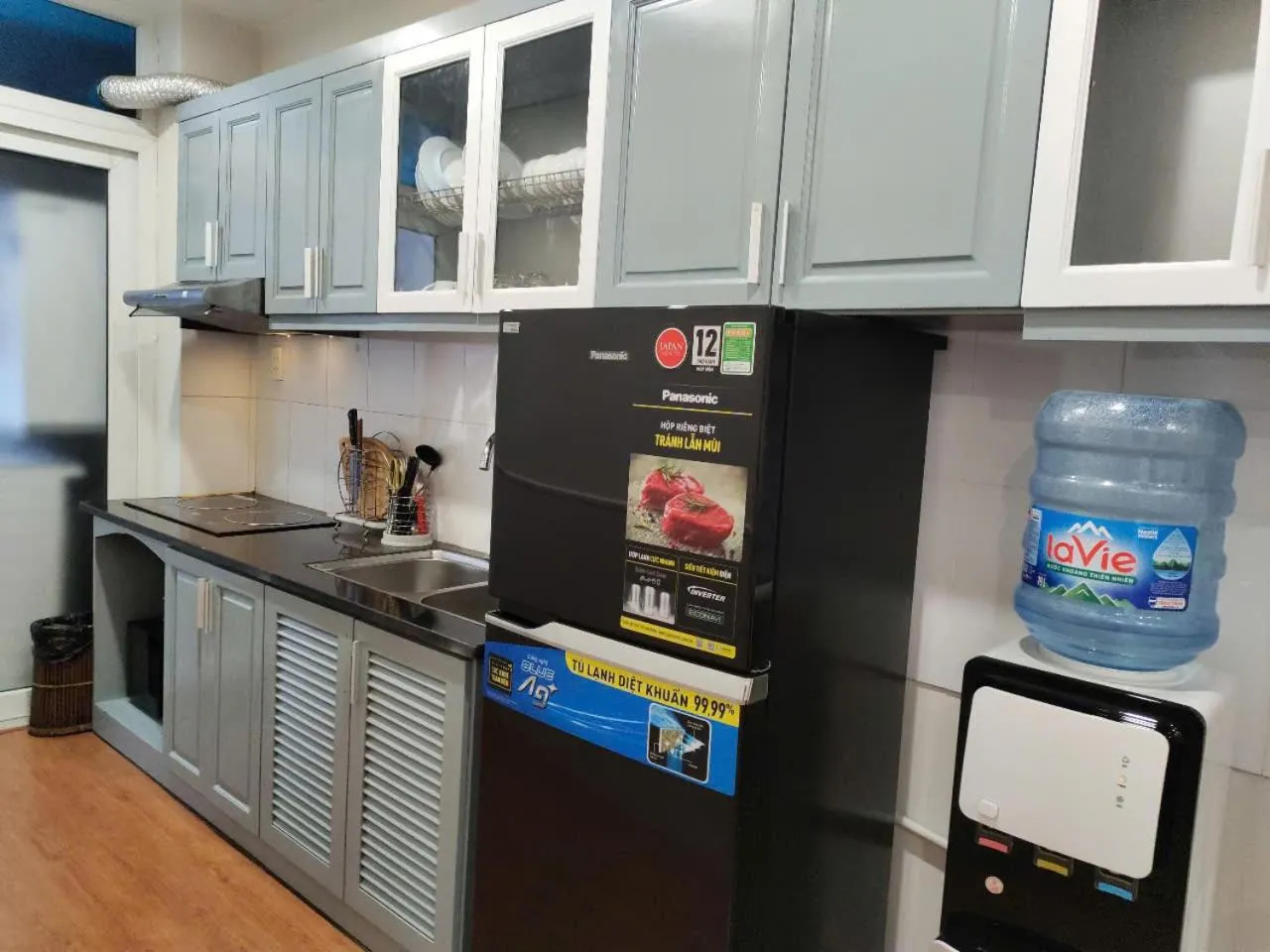 Kitchen or kitchenette in Ruby Serviced Apartment Phan Ke Binh