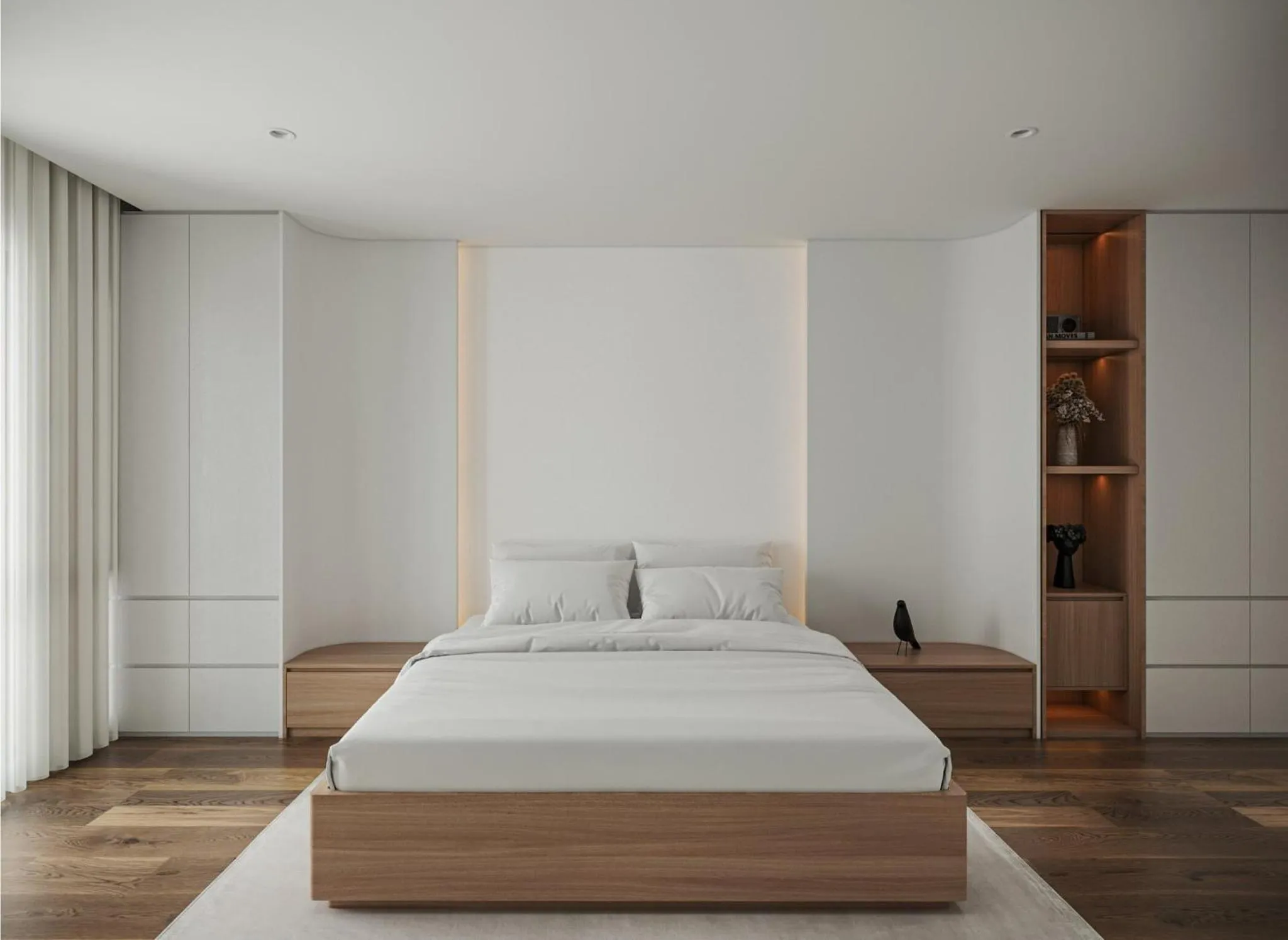 Bed in Ruby Serviced Apartment Phan Ke Binh