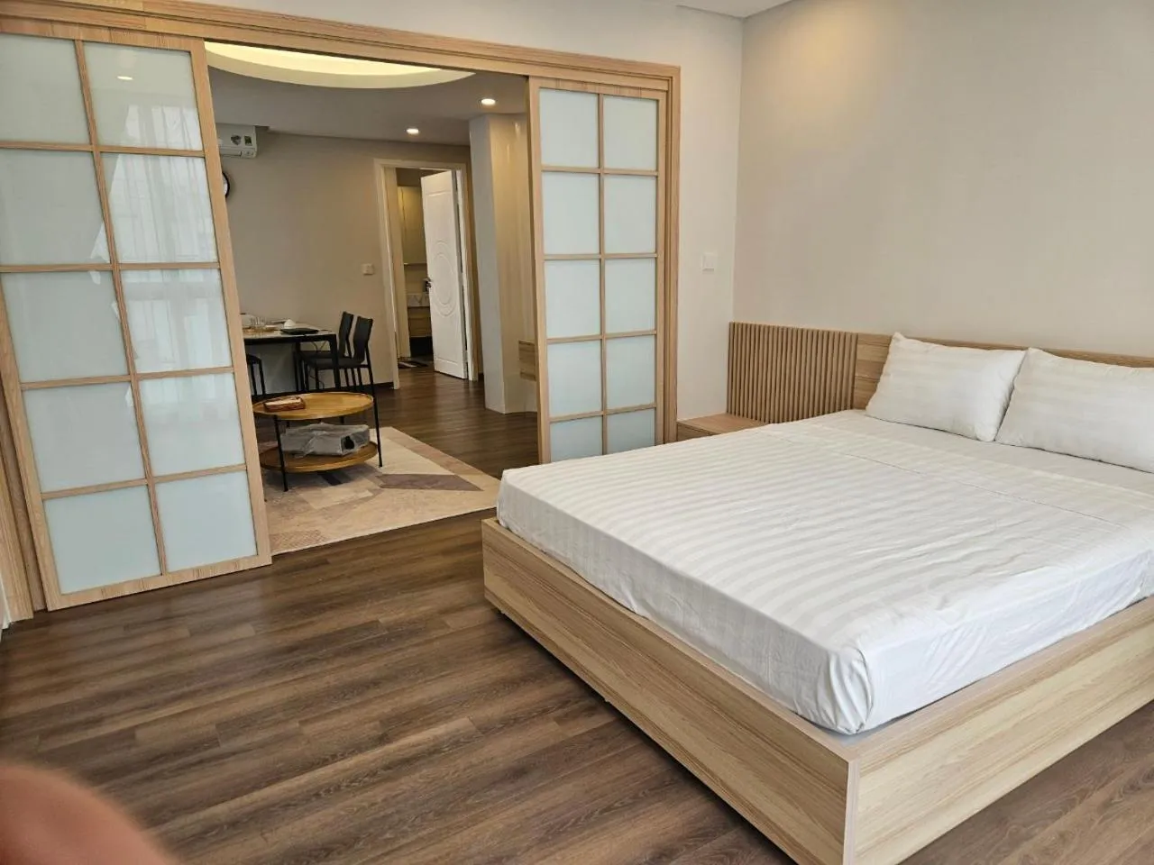 Bed in Ruby Serviced Apartment Phan Ke Binh