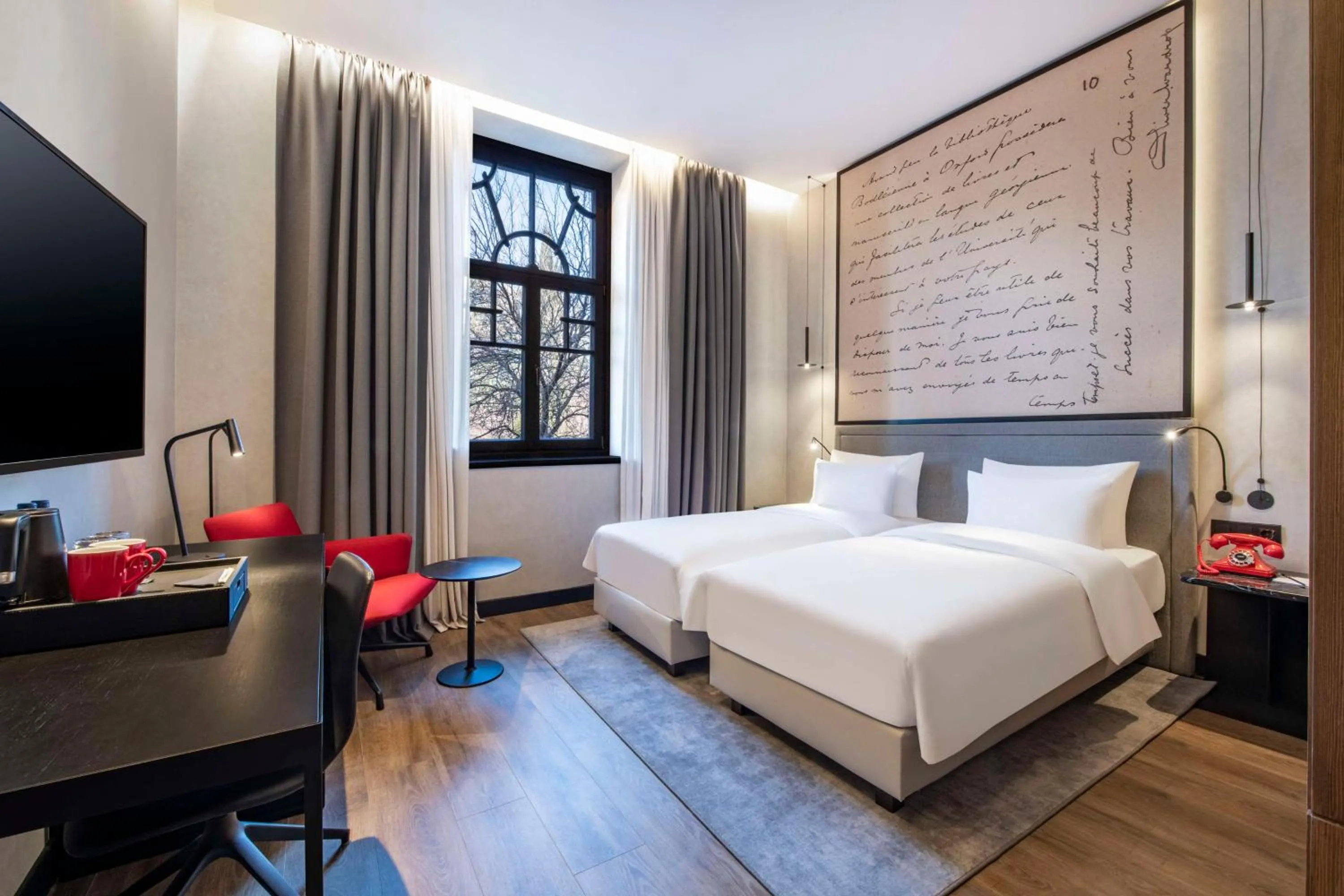 Bedroom, Bed in Radisson RED Tbilisi