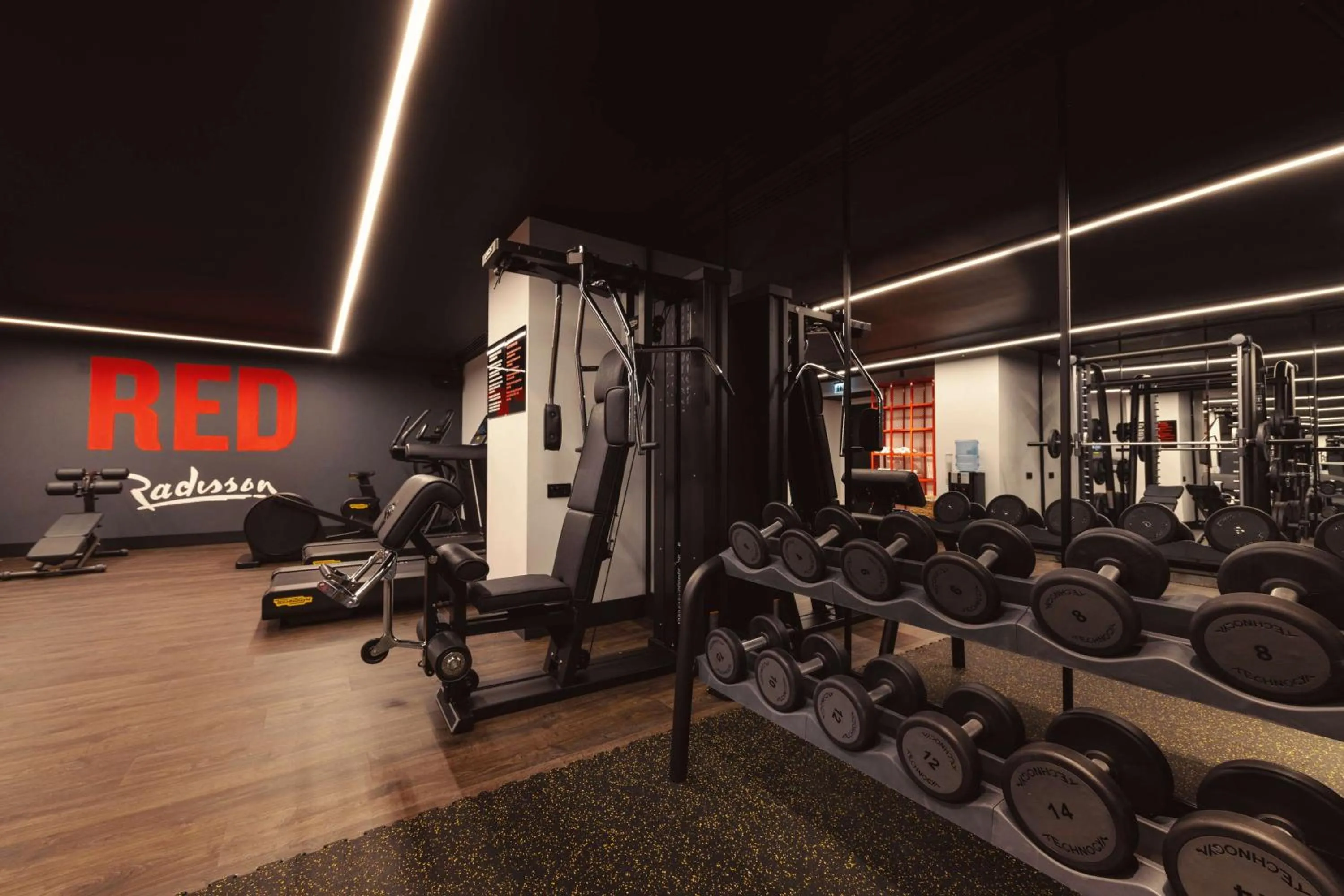 Fitness centre/facilities in Radisson RED Tbilisi