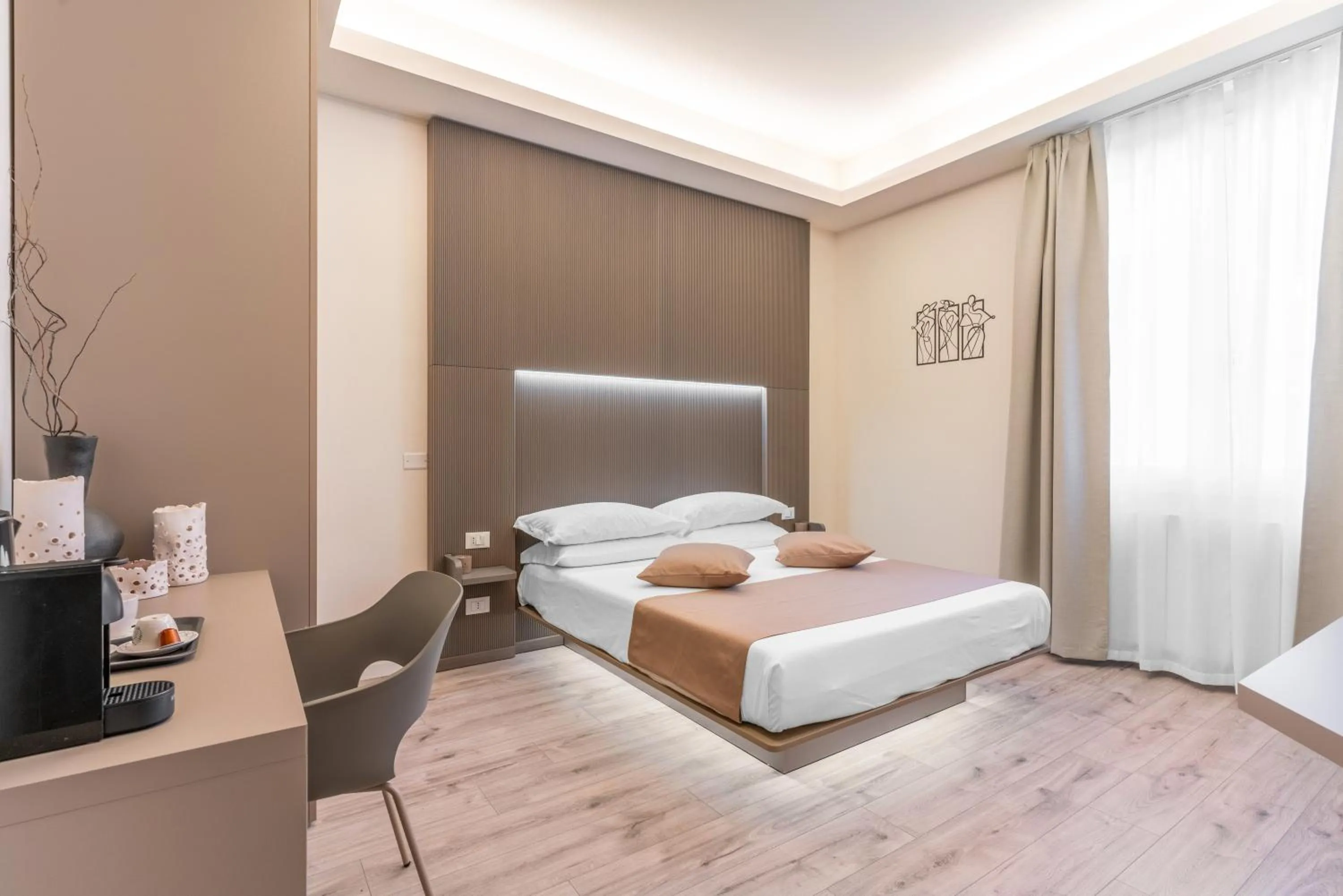 Bed in Meneghina Suites Foresteria Lombarda