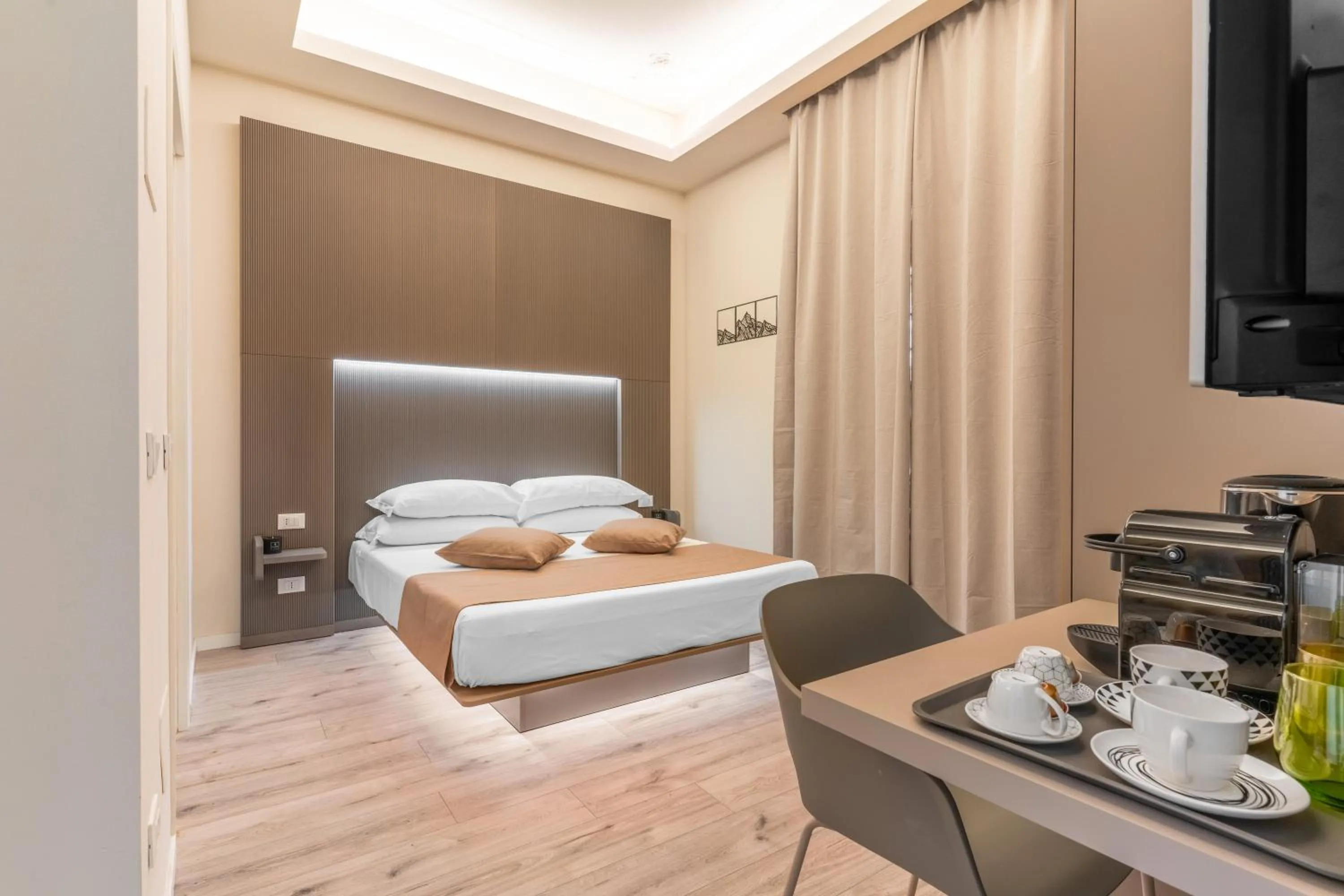 Bed in Meneghina Suites Foresteria Lombarda