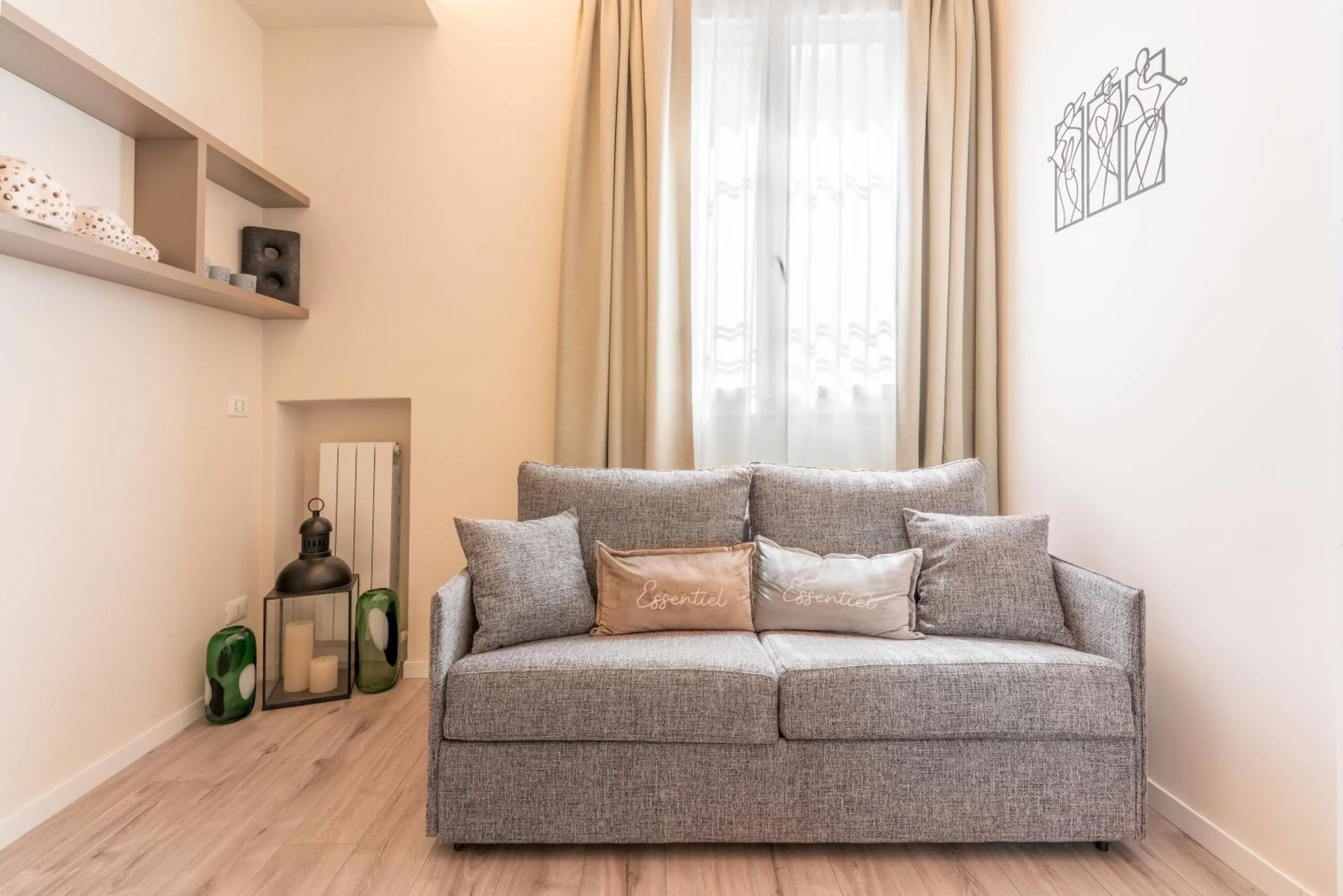Living room in Meneghina Suites Foresteria Lombarda