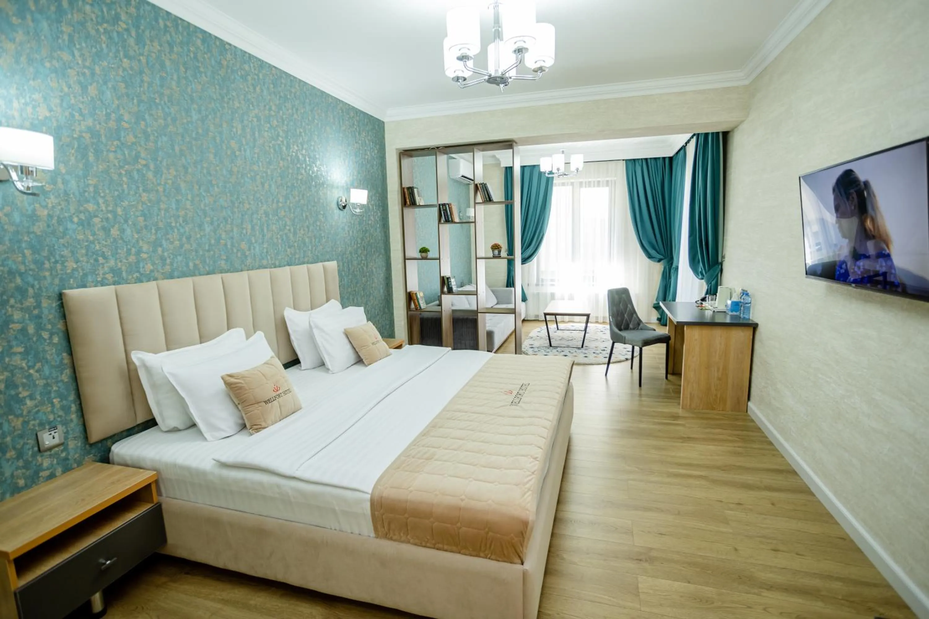 Bed in WELLFORT HOTEL