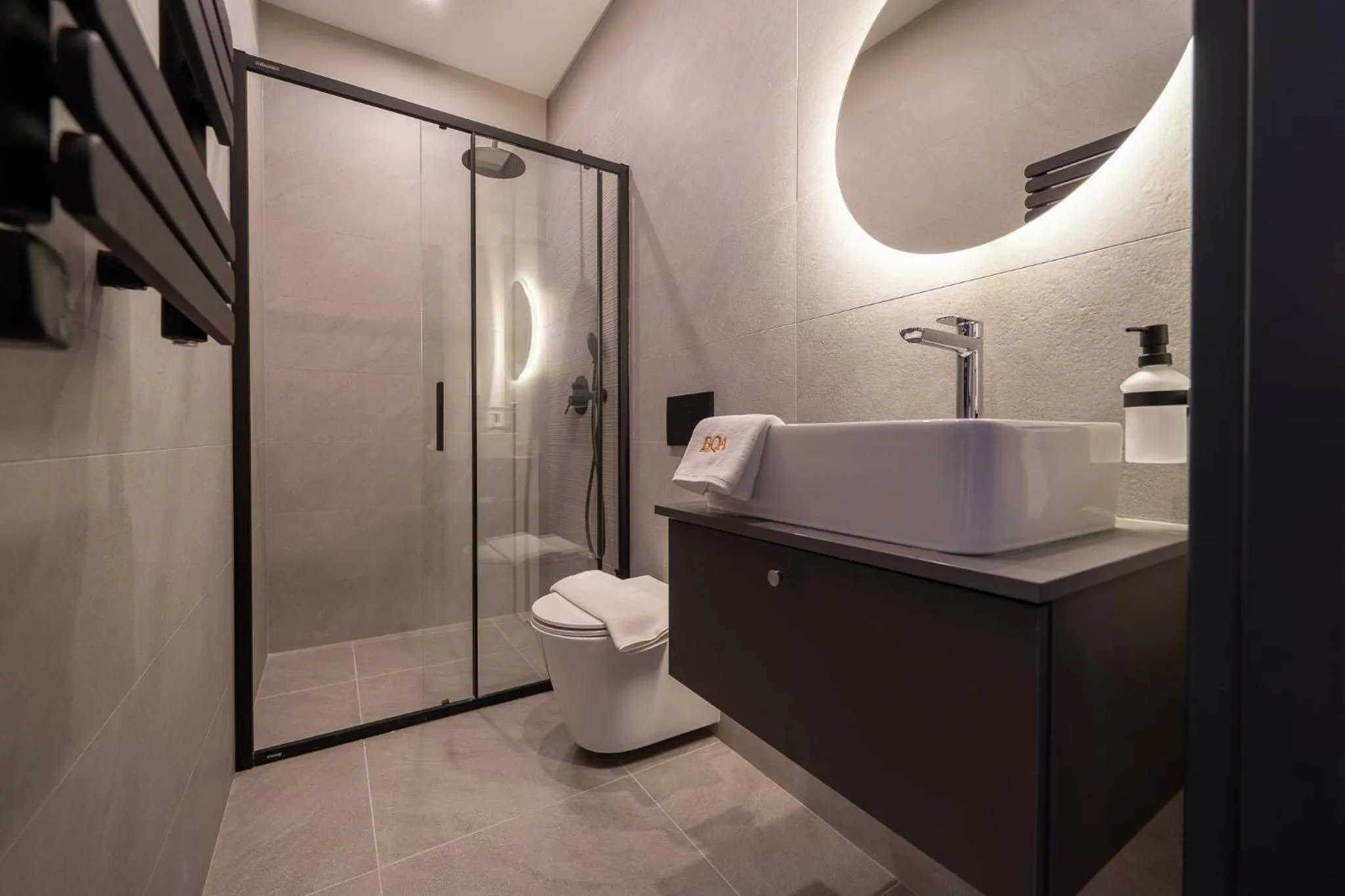 Shower in Karoly Boutique Suites, Best Location by BQA