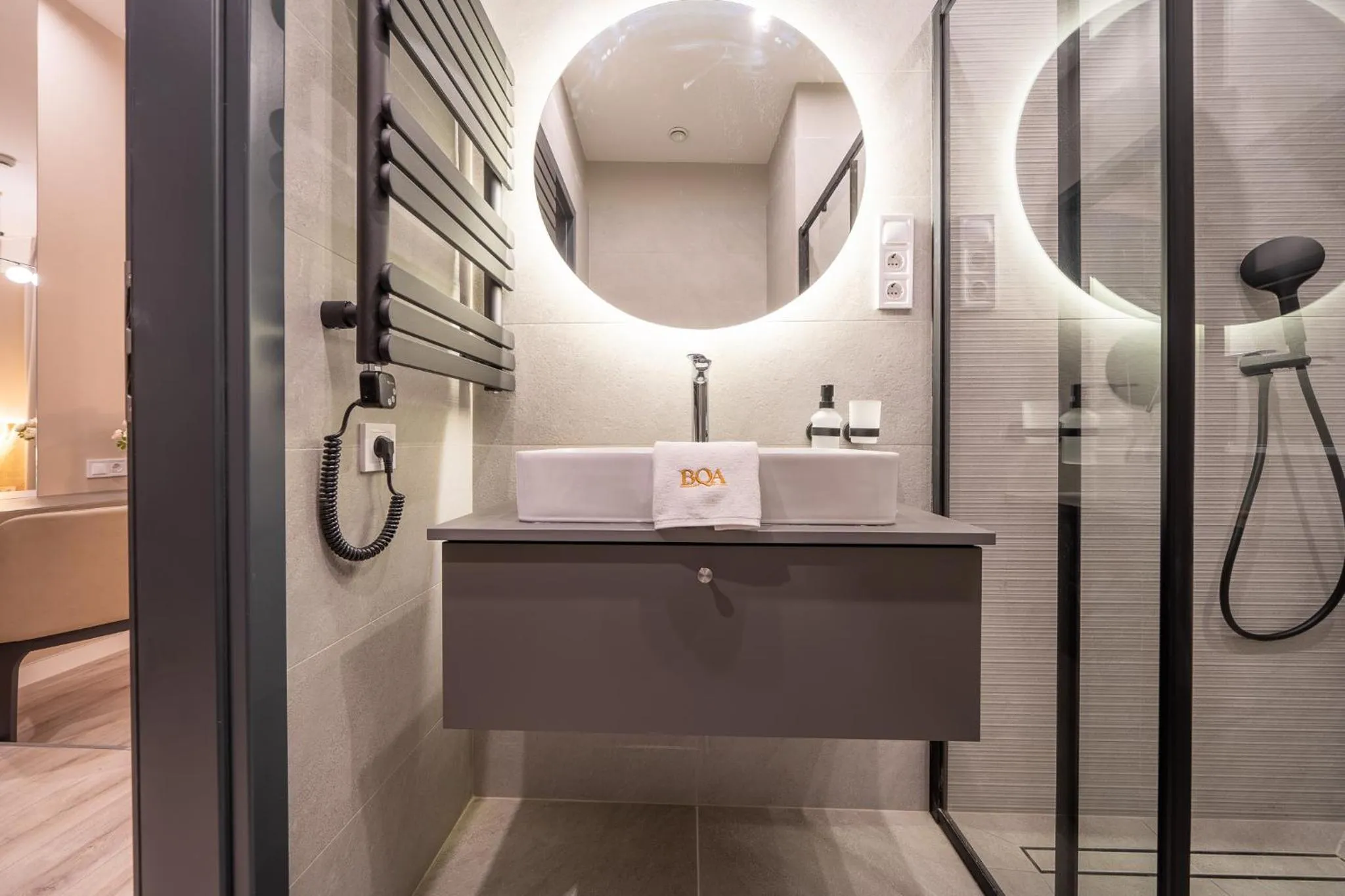 Shower in Karoly Boutique Suites, Best Location by BQA