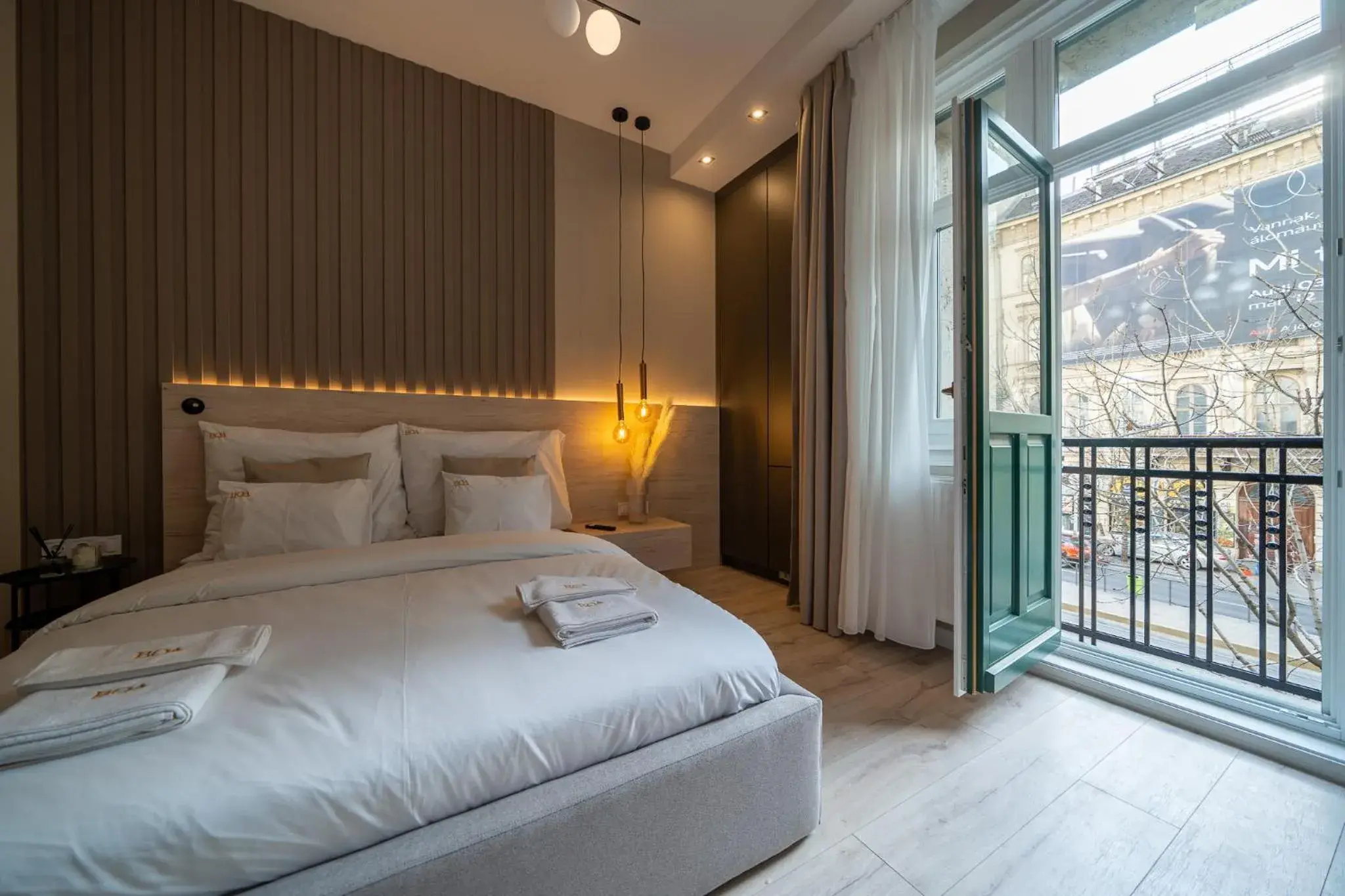 Deluxe Double Room with Balcony in Karoly Boutique Suites, Best Location by BQA Deluxe Double Room with Balcony in Karoly Boutique Suites, Best Location by BQA