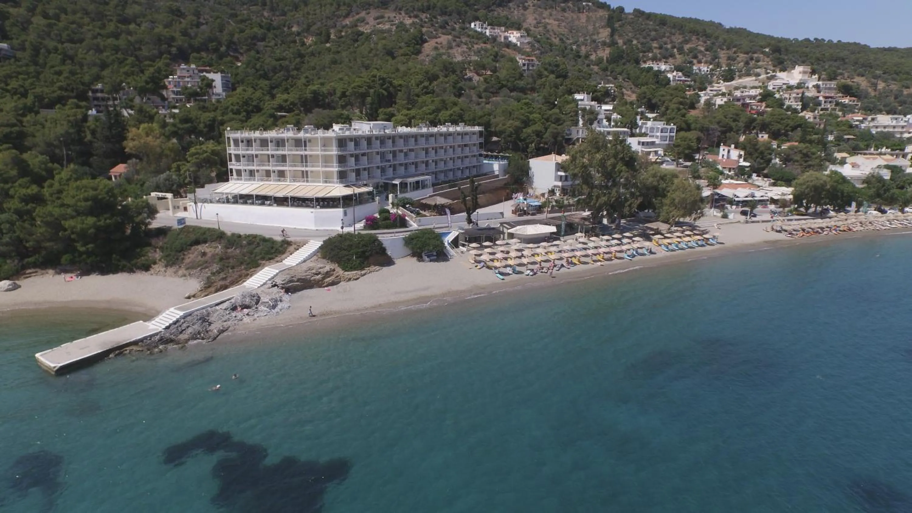 Bird's eye view in New Aegli Resort Hotel