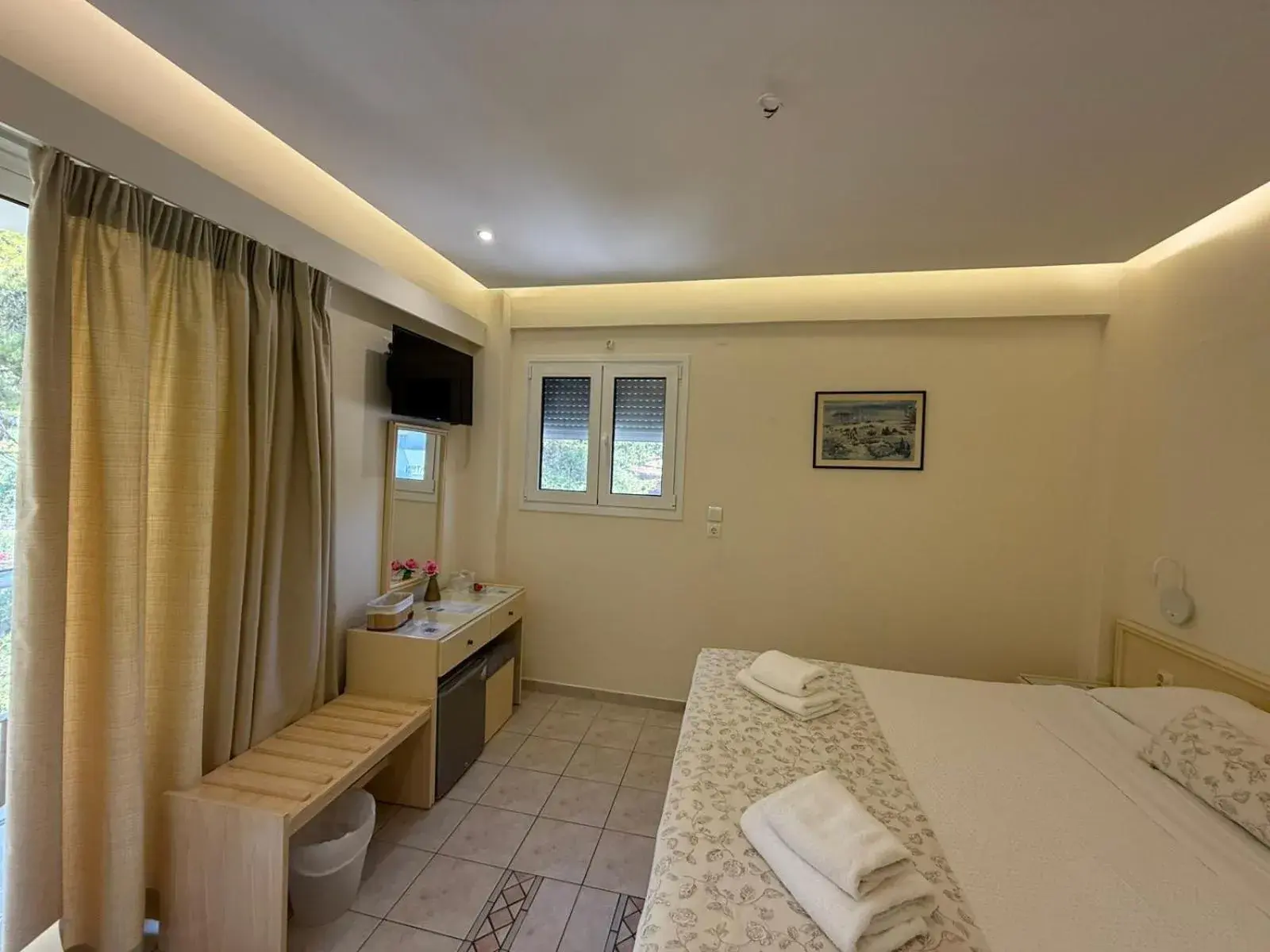 Forest View Double Room with Balcony in New Aegli Resort Hotel Forest View Double Room with Balcony in New Aegli Resort Hotel