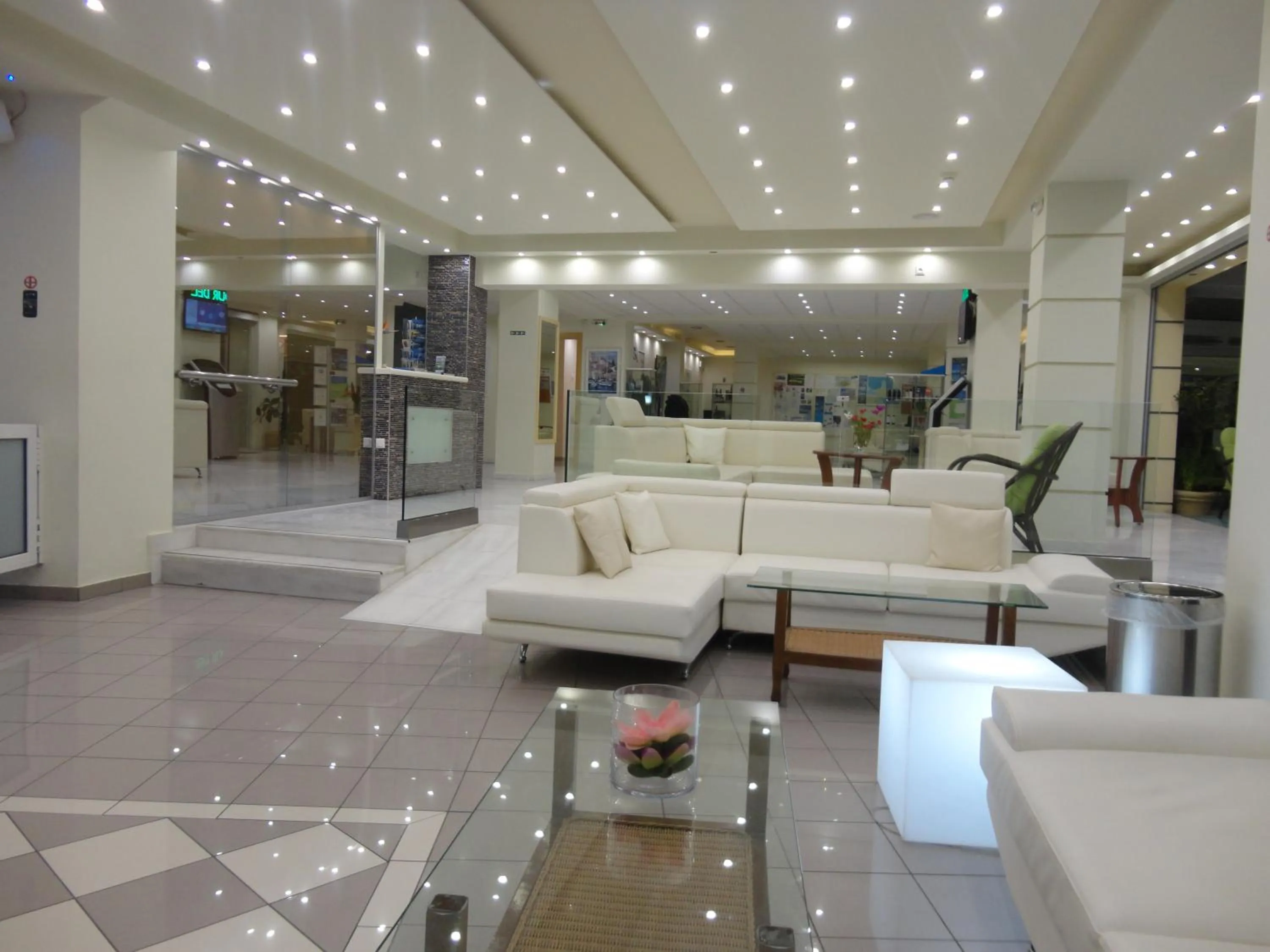 Lobby or reception in New Aegli Resort Hotel