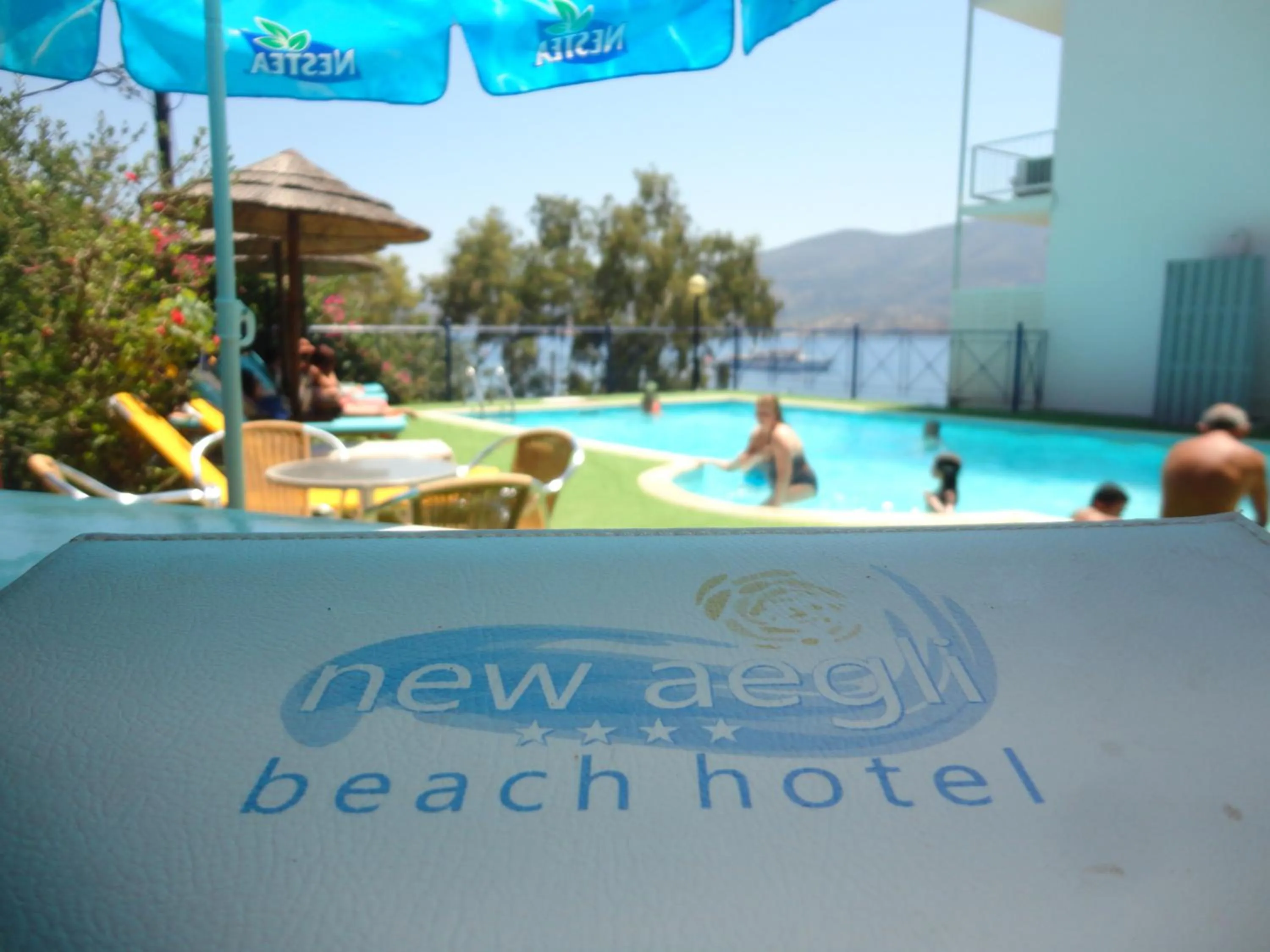 Swimming pool in New Aegli Resort Hotel