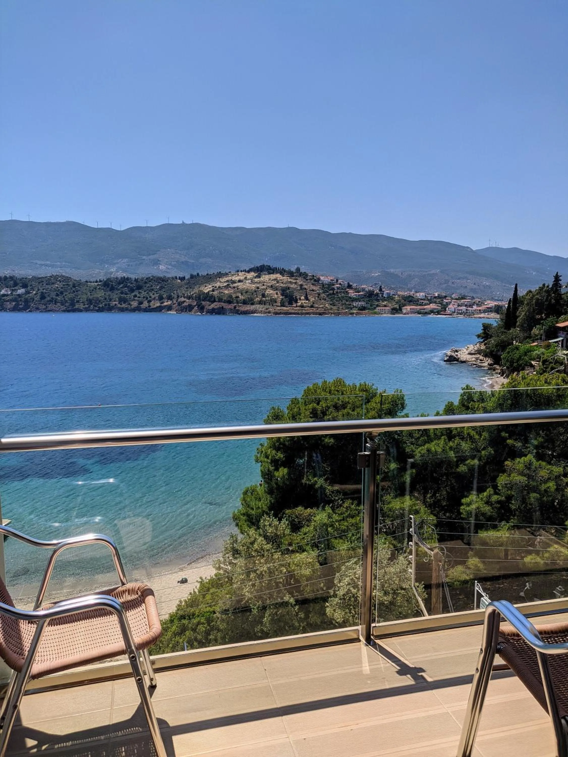 Sea view in New Aegli Resort Hotel